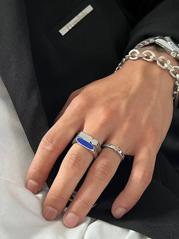 Japanese Brand Retro punk rings Size ONE SIZE - 5 Thumbnail