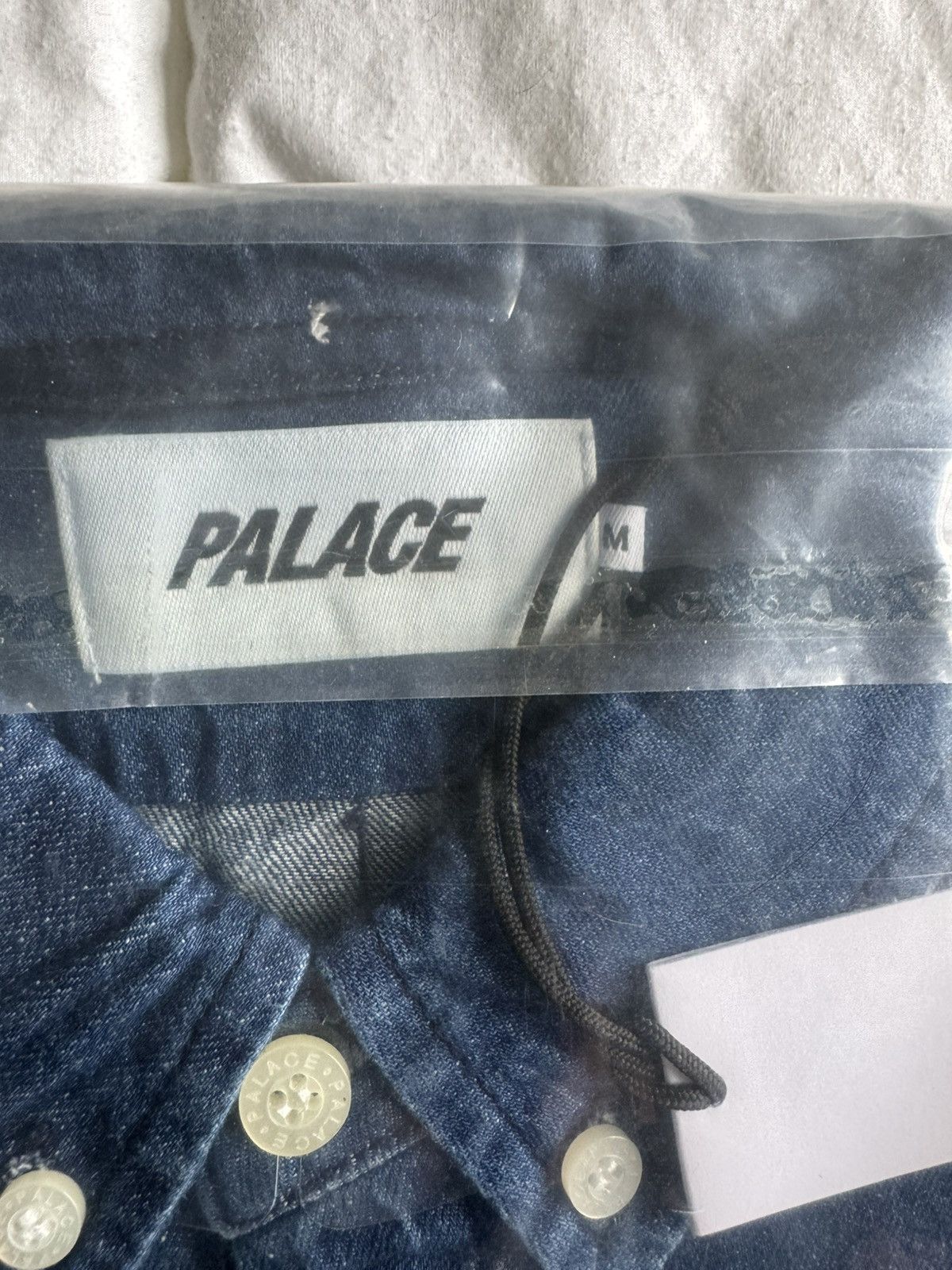 Palace Palace Denim Tweety-P button down shirt Size US M / EU 48-50 / 2 - 7 Thumbnail