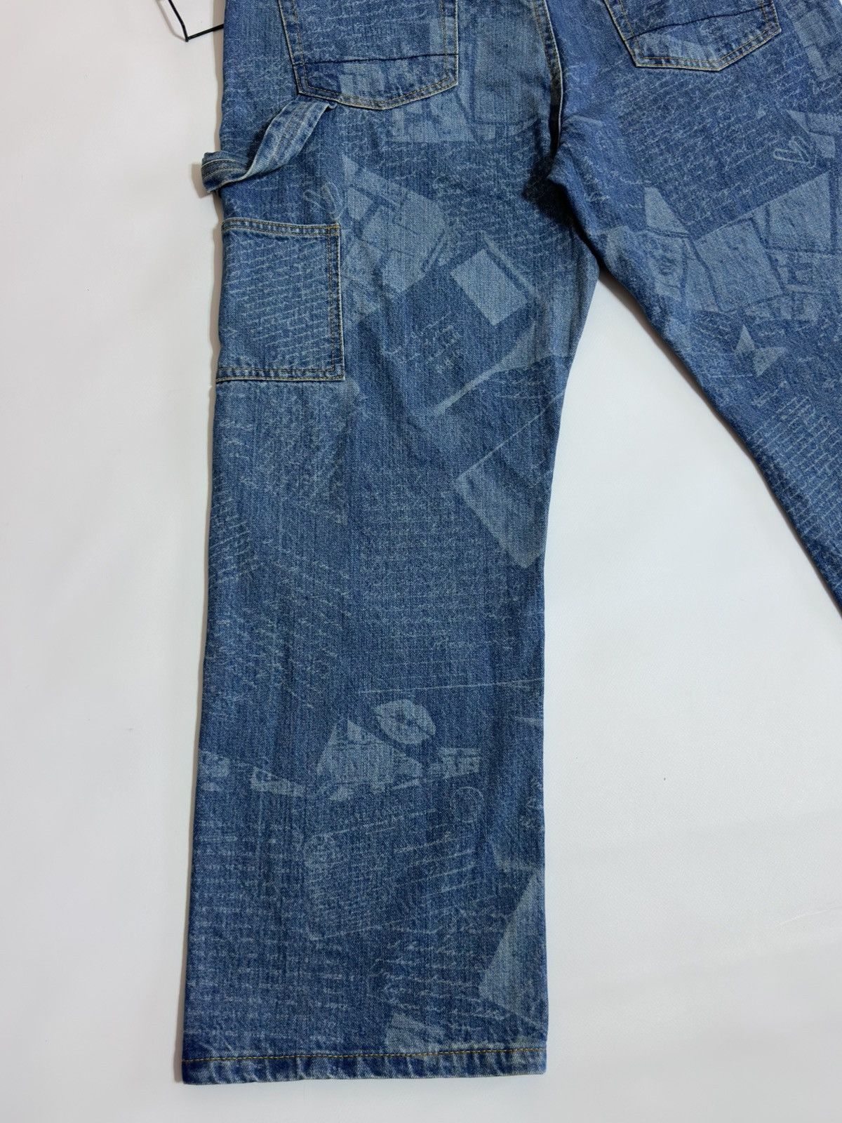 Palace Palace Skateboards P-Carp Laser Engraved Cargo Denim Jeans Size US 32 / EU 48 - 7 Thumbnail