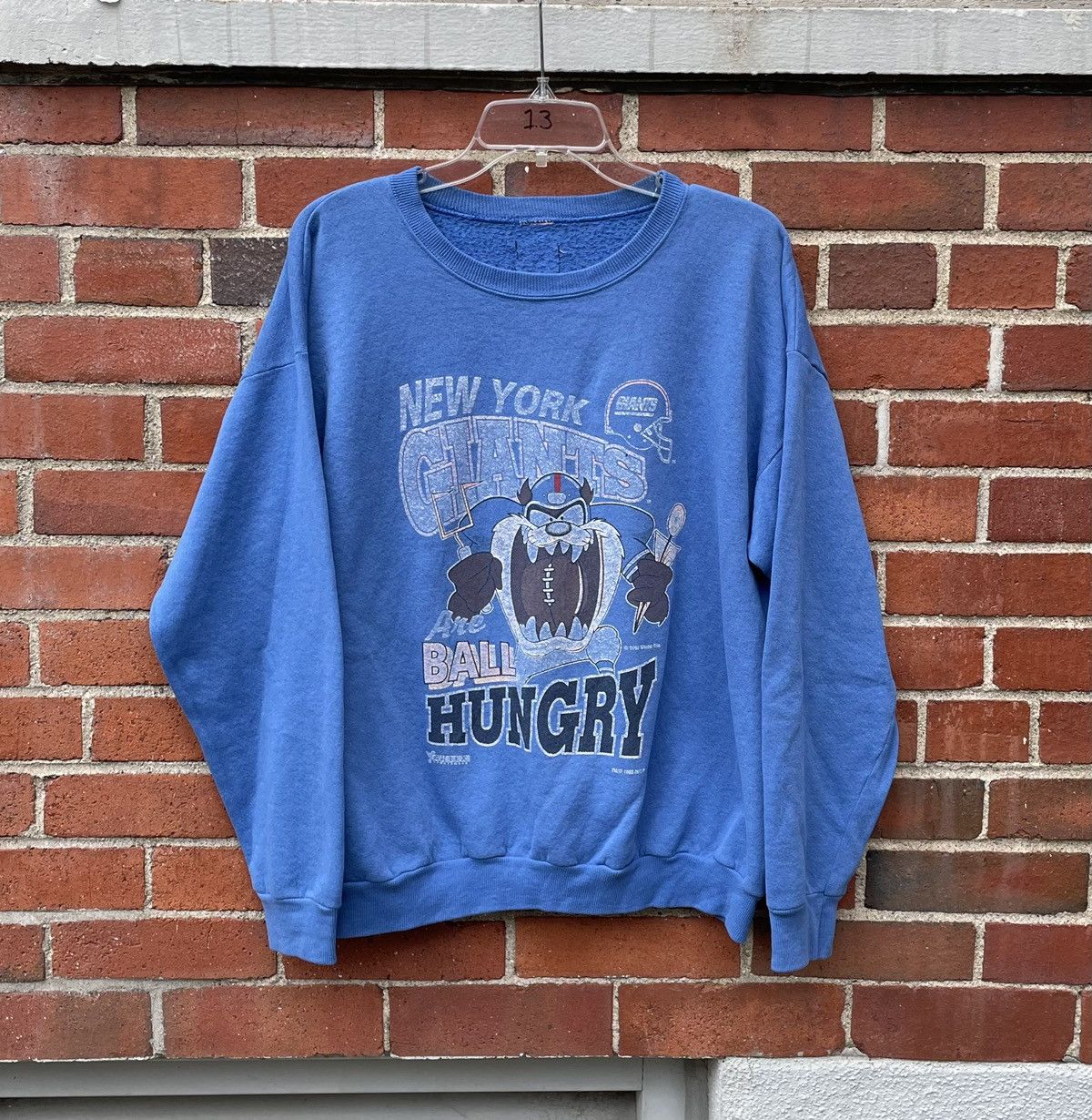 Warner Bros Vintage 1993 Warner Bros NFL new York Giants crewneck Size US L / EU 52-54 / 3 - 1 Thumbnail