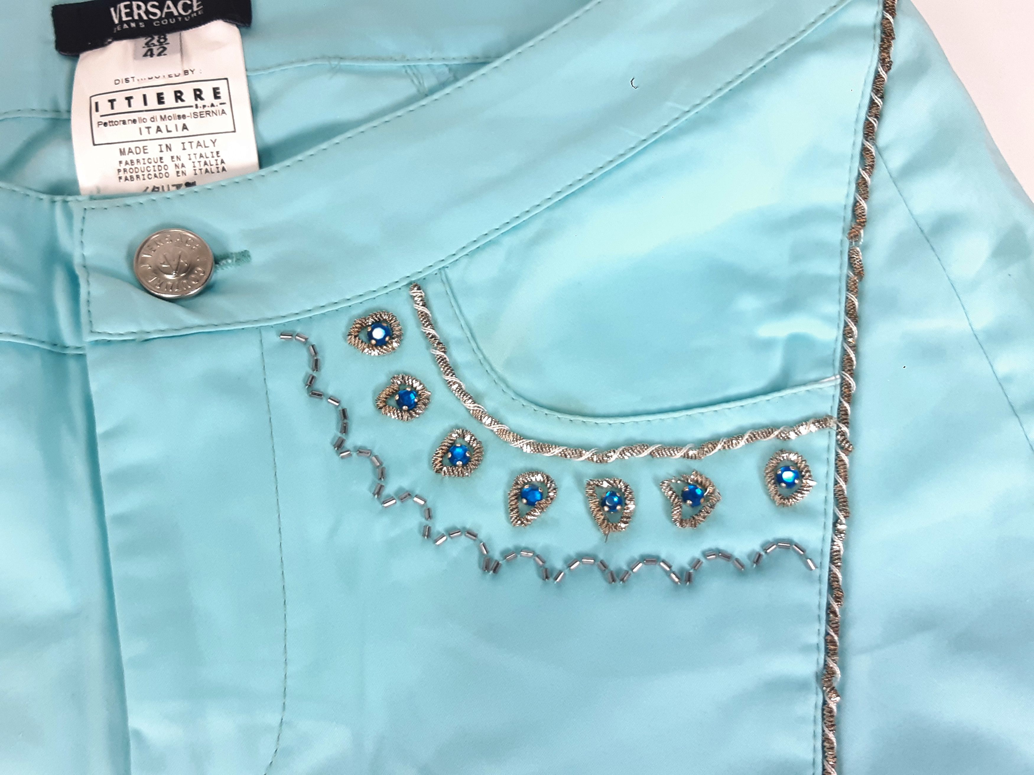 Versace Jeans Couture Vintage VERSACE Jeans Couture Italy Jeans NWT Size 28" / US 6 / IT 42 - 5 Thumbnail
