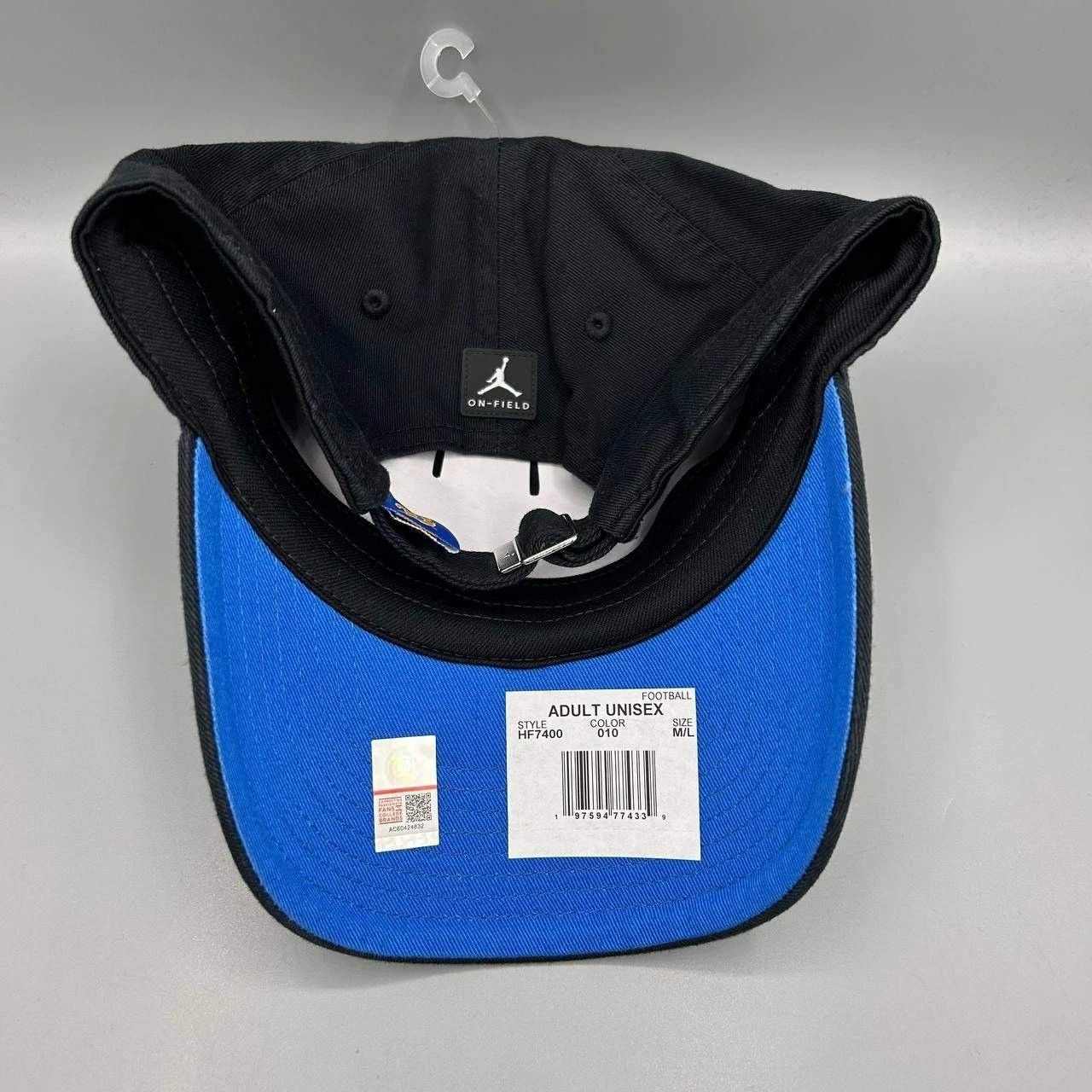Jordan Brand UCLA Bruins x Air Jordan Club Hat M-L NCAA Strap Back Cotton Size ONE SIZE - 8 Thumbnail