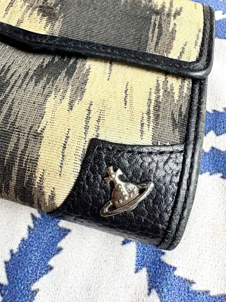 Vivienne Westwood Vivienne Westwood Black leopard print gold buckle wallet c Size ONE SIZE - 2 Thumbnail
