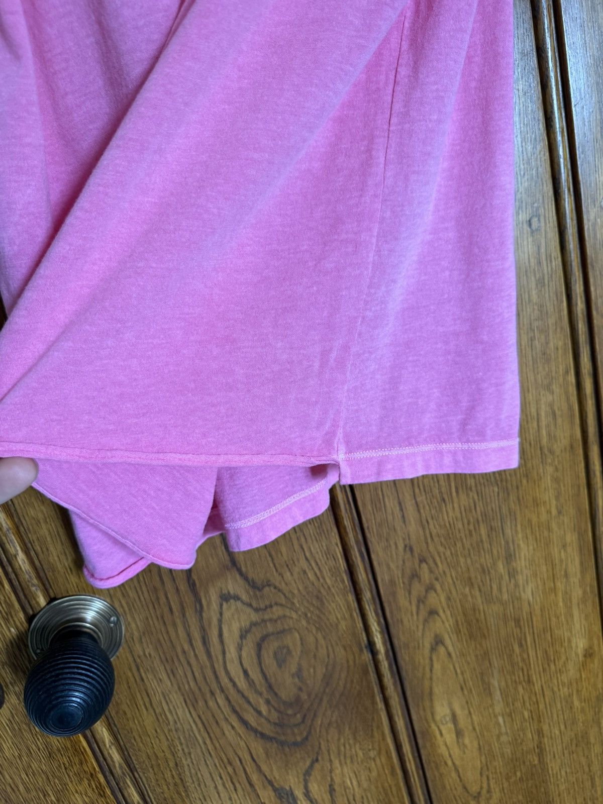 Saint Laurent Paris $550 Saint Laurent Rive Gauche logo t shirt pink M grail Size US M / EU 48-50 / 2 - 16 Thumbnail