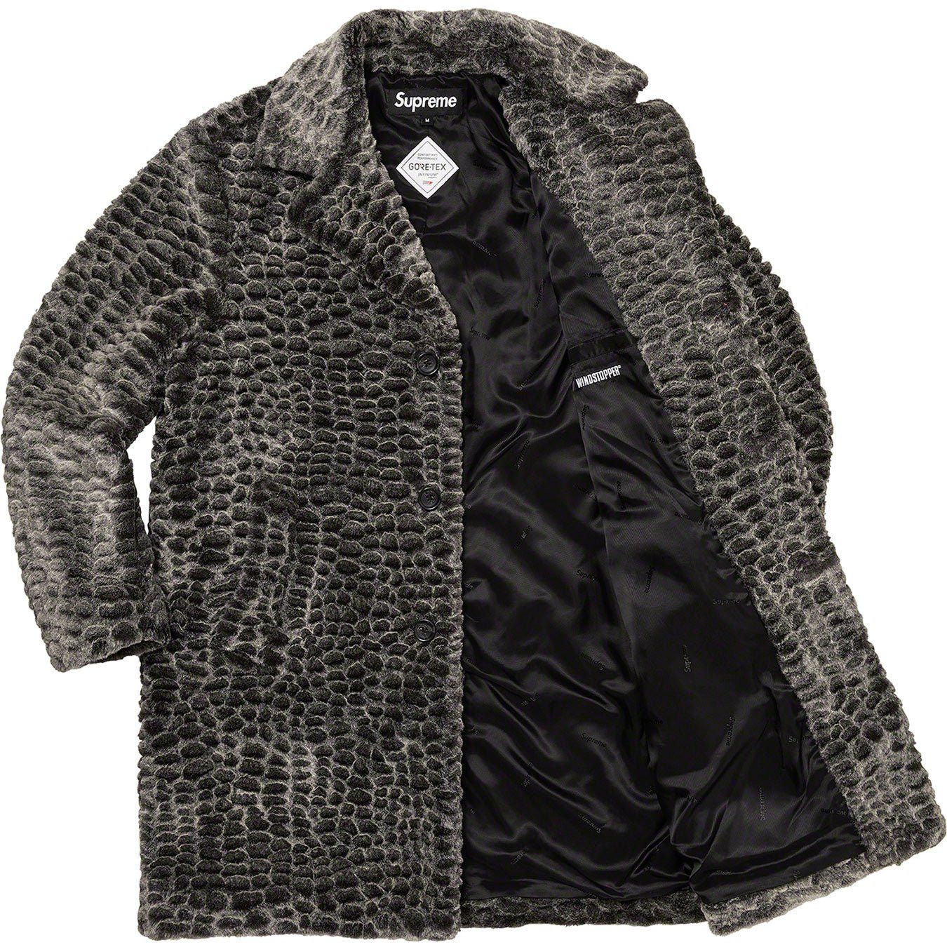 Goretex Supreme Croc Faux Fur Overcoat Size Large Size US L / EU 52-54 / 3 - 2 Thumbnail