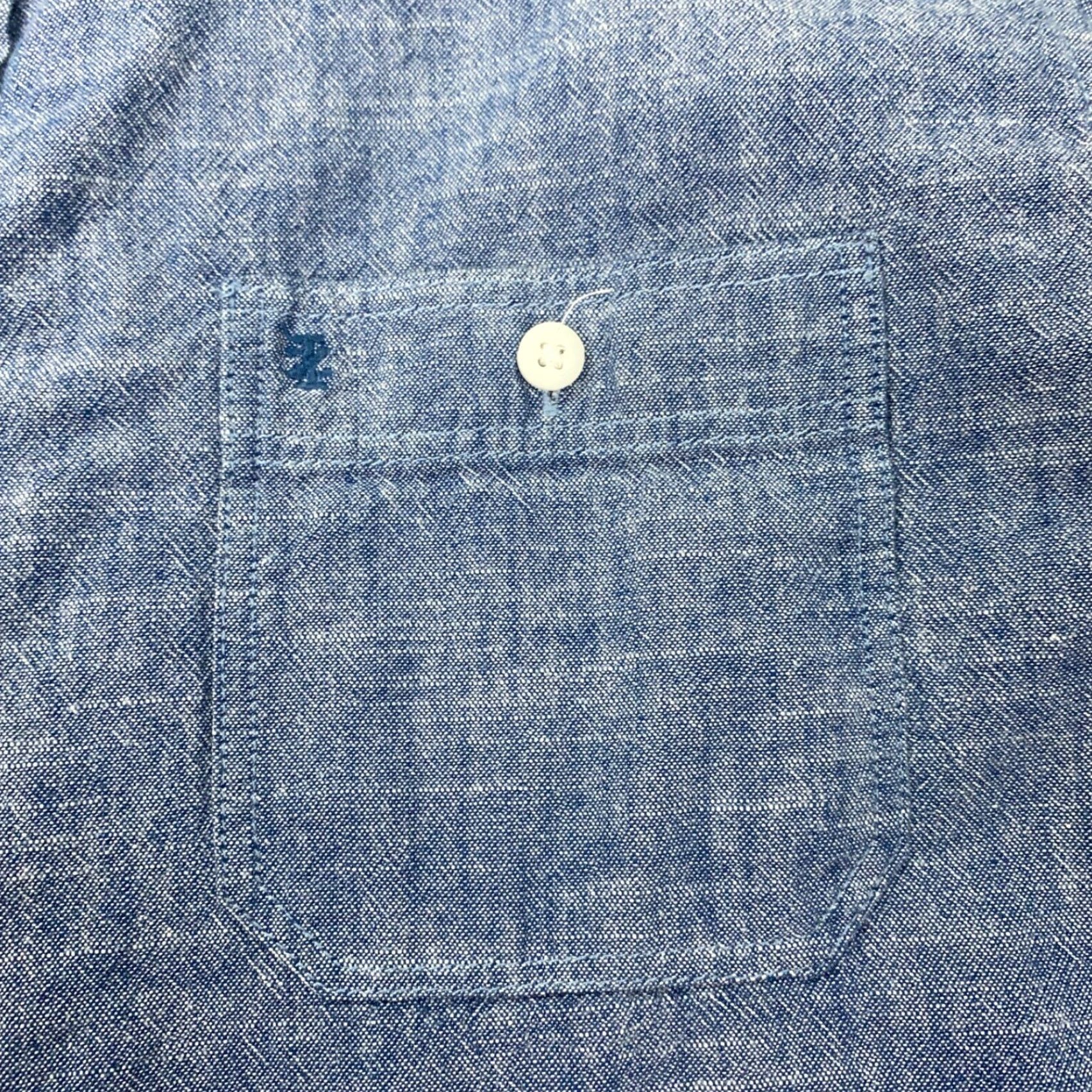 Izod VINTAGE IZOD Saltwater Mens Shirt Medium Blue Relaxed Classics Button Up Pockets Work Size US M / EU 48-50 / 2 - 3 Thumbnail
