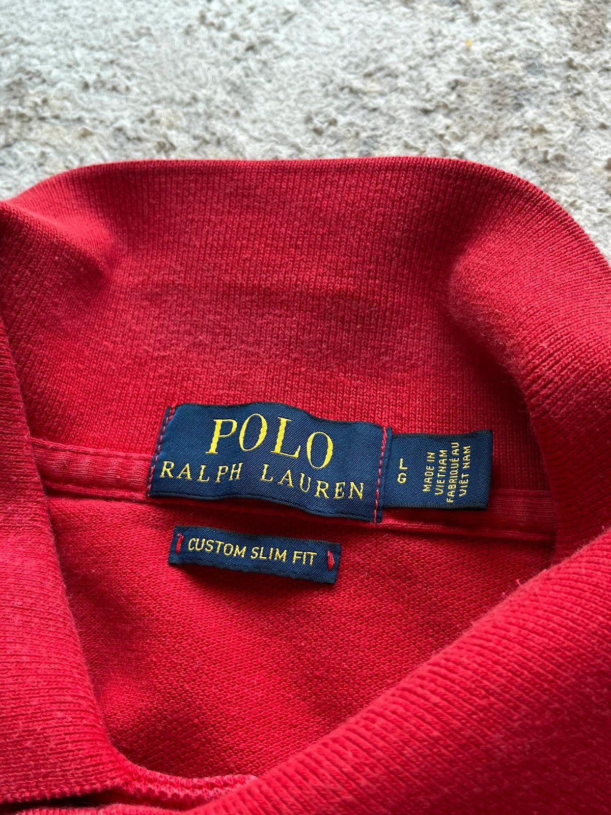 Polo Ralph Lauren Polo Ralph Lauren Small Pony Red Shirt Sz L Custom Slim Fit Size US L / EU 52-54 / 3 - 7 Thumbnail