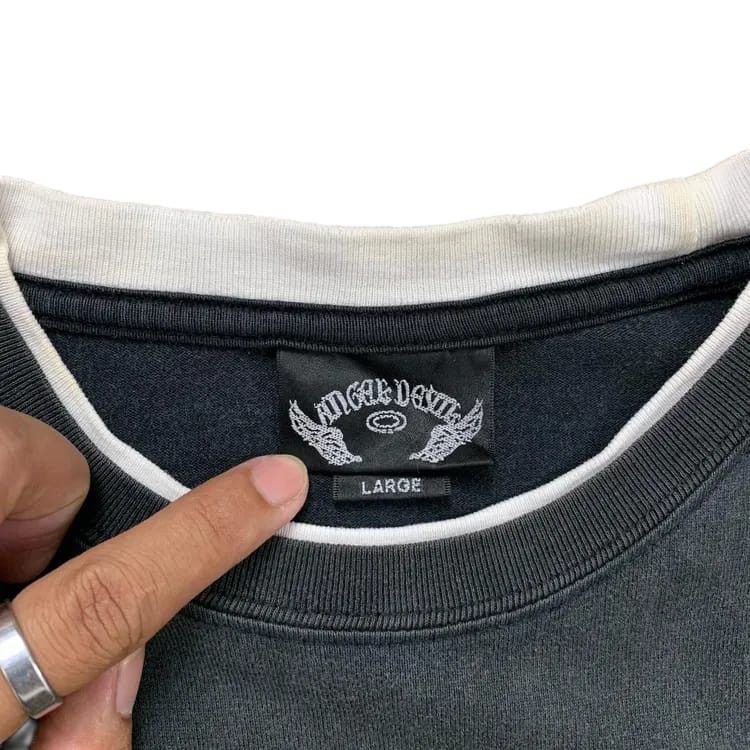 Japanese Brand Y2K Angel Devil Dragon Double Layerd Tee Size US L / EU 52-54 / 3 - 7 Thumbnail