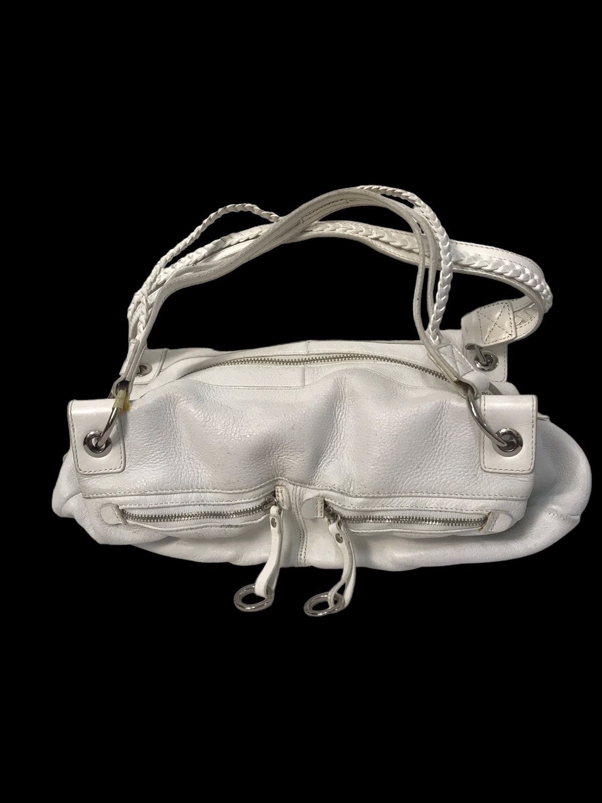 If Six Was Nine × Japanese Brand × KMRii Diana White Leather Shoulders Bag Size ONE SIZE - 1 Thumbnail