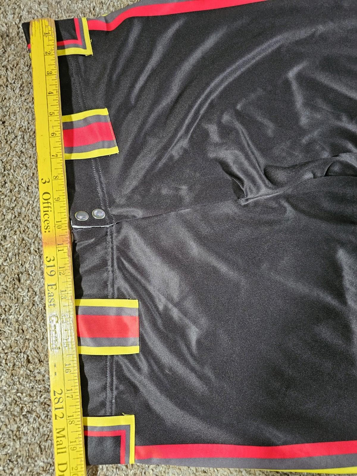 Diesel Black Gold SZN athletic pants size 42x38 Black With Red/yellow Stripes Size US 32 / EU 48 - 2 Thumbnail