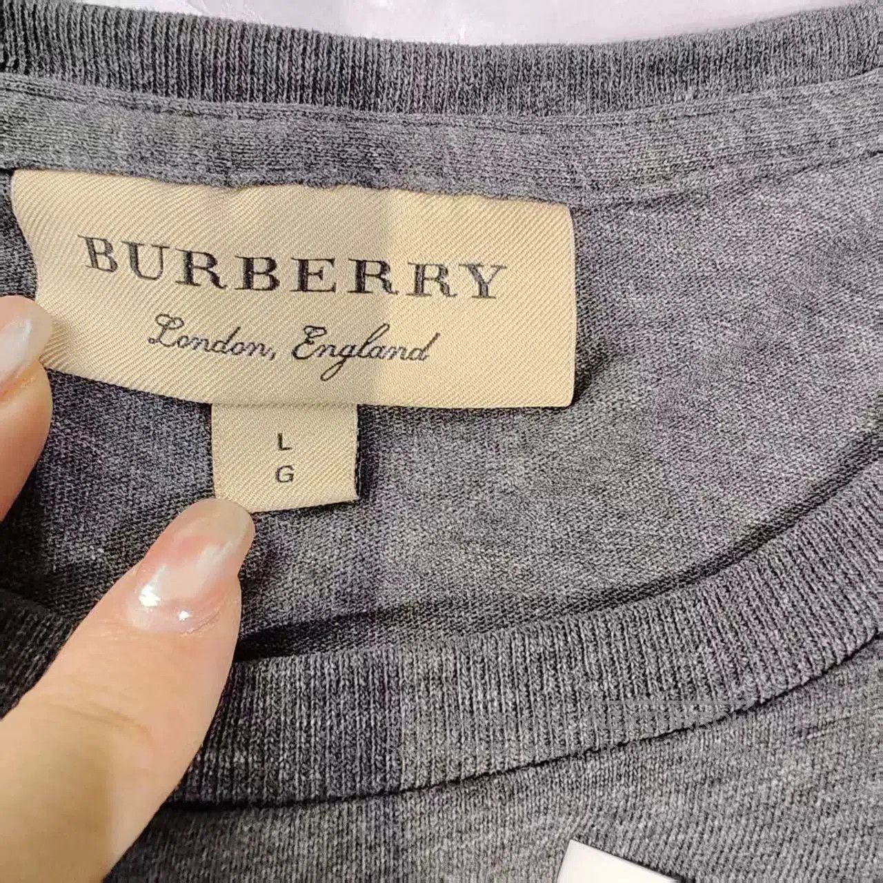 Burberry burberry long sleeve crew neck shirt. Size US L / EU 52-54 / 3 - 3 Thumbnail