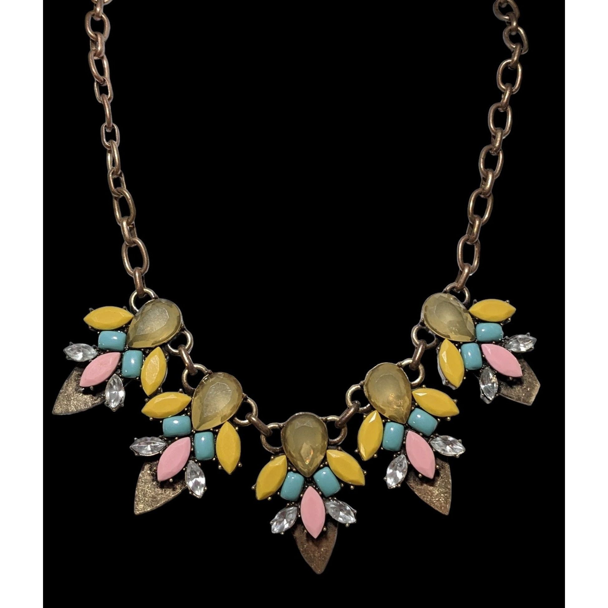 Other 90s Glam Floral Gemmed Necklace Size ONE SIZE - 3 Thumbnail