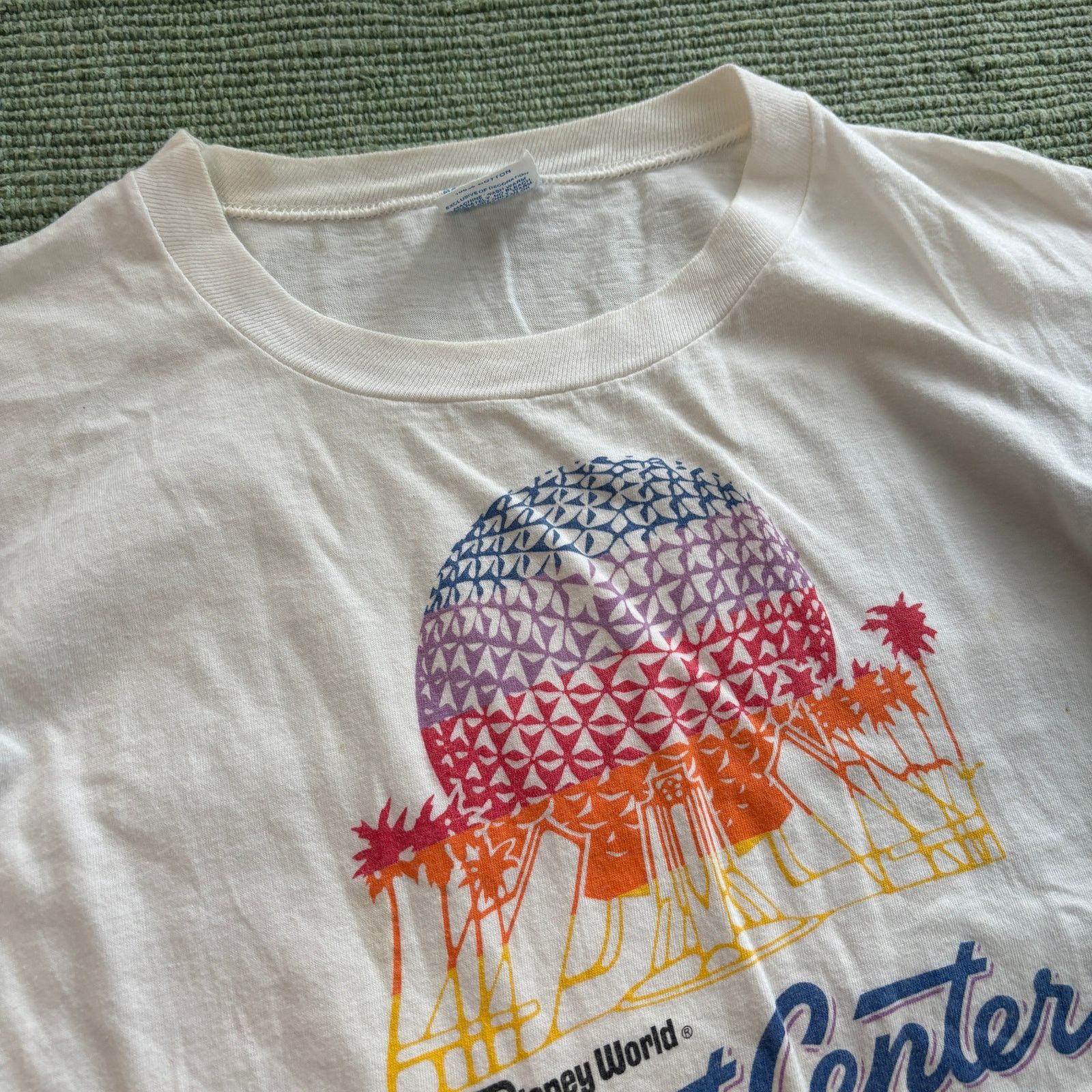 Disney Vintage 90s Walt Disney World Epcot Center Tee Shirt Sz L Size US L / EU 52-54 / 3 - 3 Thumbnail