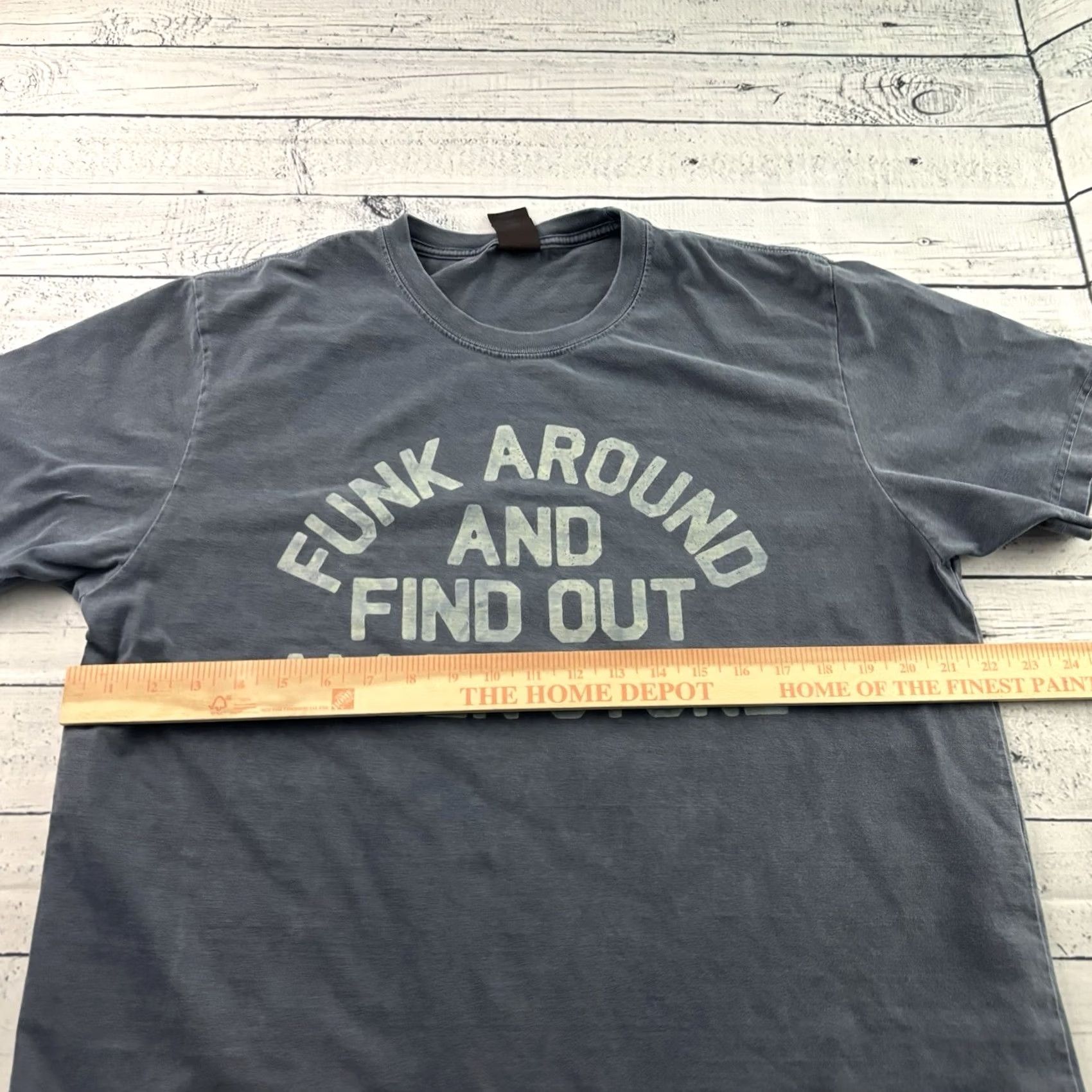 Vintage Allen Stone Funk Around Short Sleeve Cotton T Shirt Mens Large Blue Size US L / EU 52-54 / 3 - 3 Thumbnail