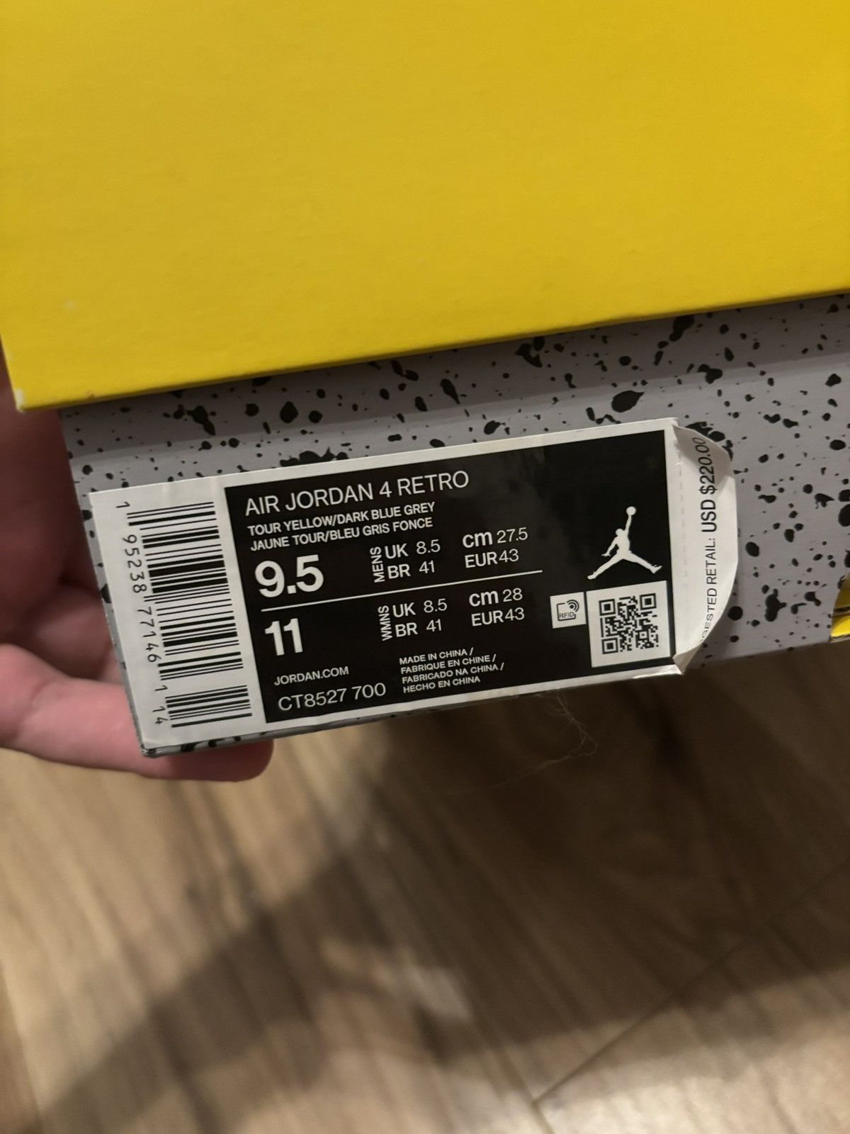 Jordan Brand Jordan 4 Lightning Size US 9.5 / EU 42-43 - 8 Thumbnail