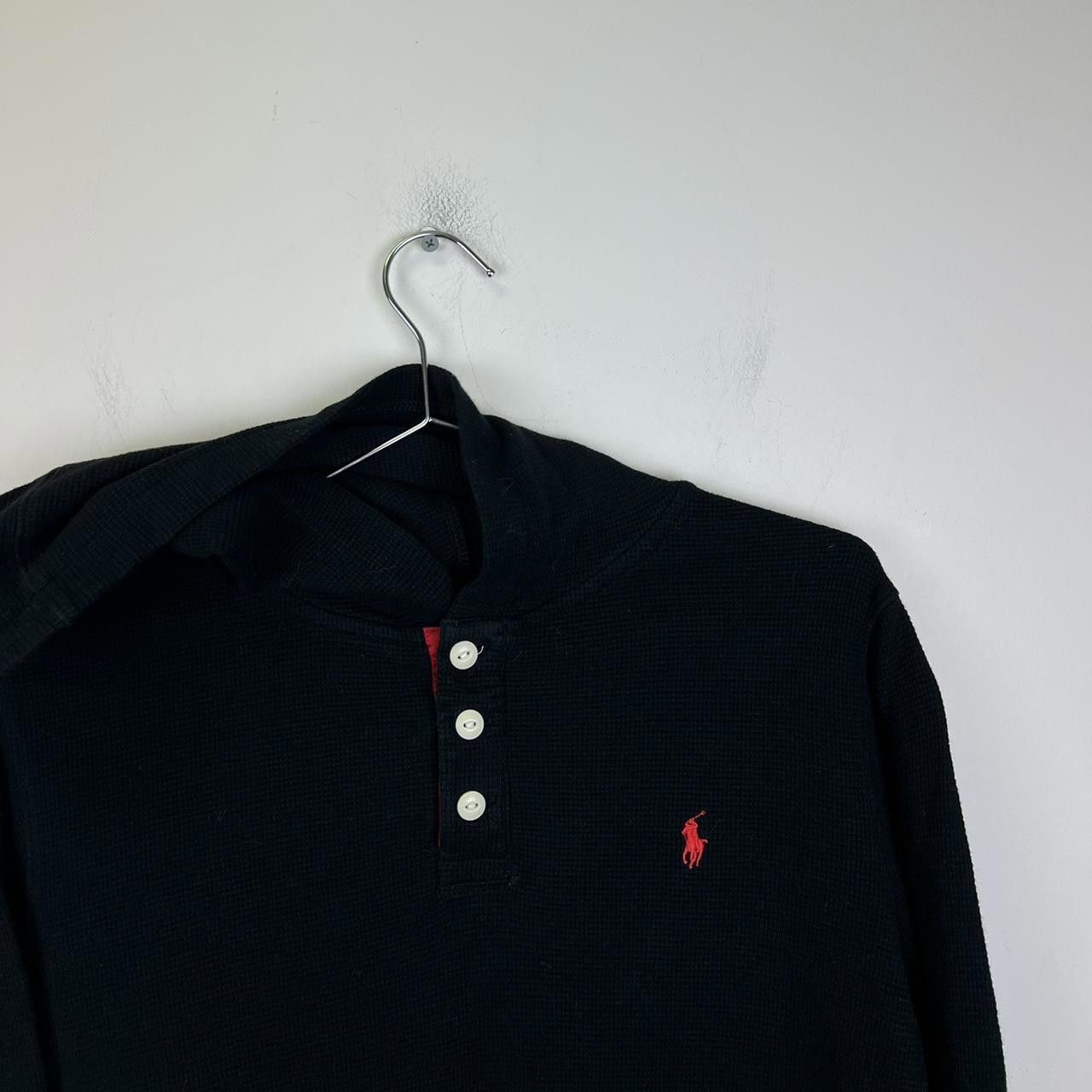Polo Ralph Lauren Polo Ralph Lauren Black Hoodie Shirt - Size L (14-16) Size XL / US 12-14 / IT 48-50 - 2 Thumbnail