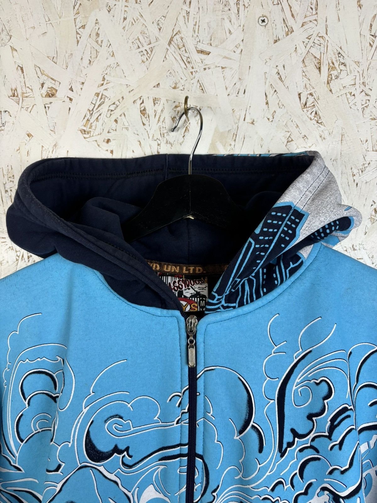 Band Tees Vintage Ecko Unlimited Style AOP Rap Hip Hop Hoodie Y2K Size US M / EU 48-50 / 2 - 5 Thumbnail