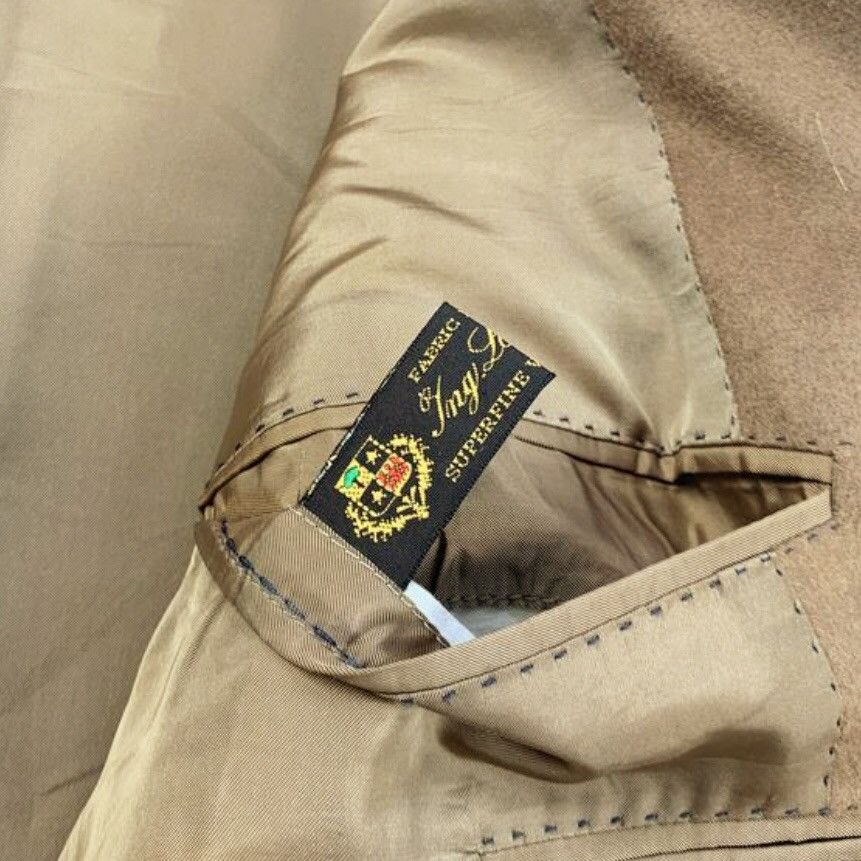 Loro Piana 🧿cashmere/wool 2-button tailored blazer camel/baige Size 52R - 2 Thumbnail