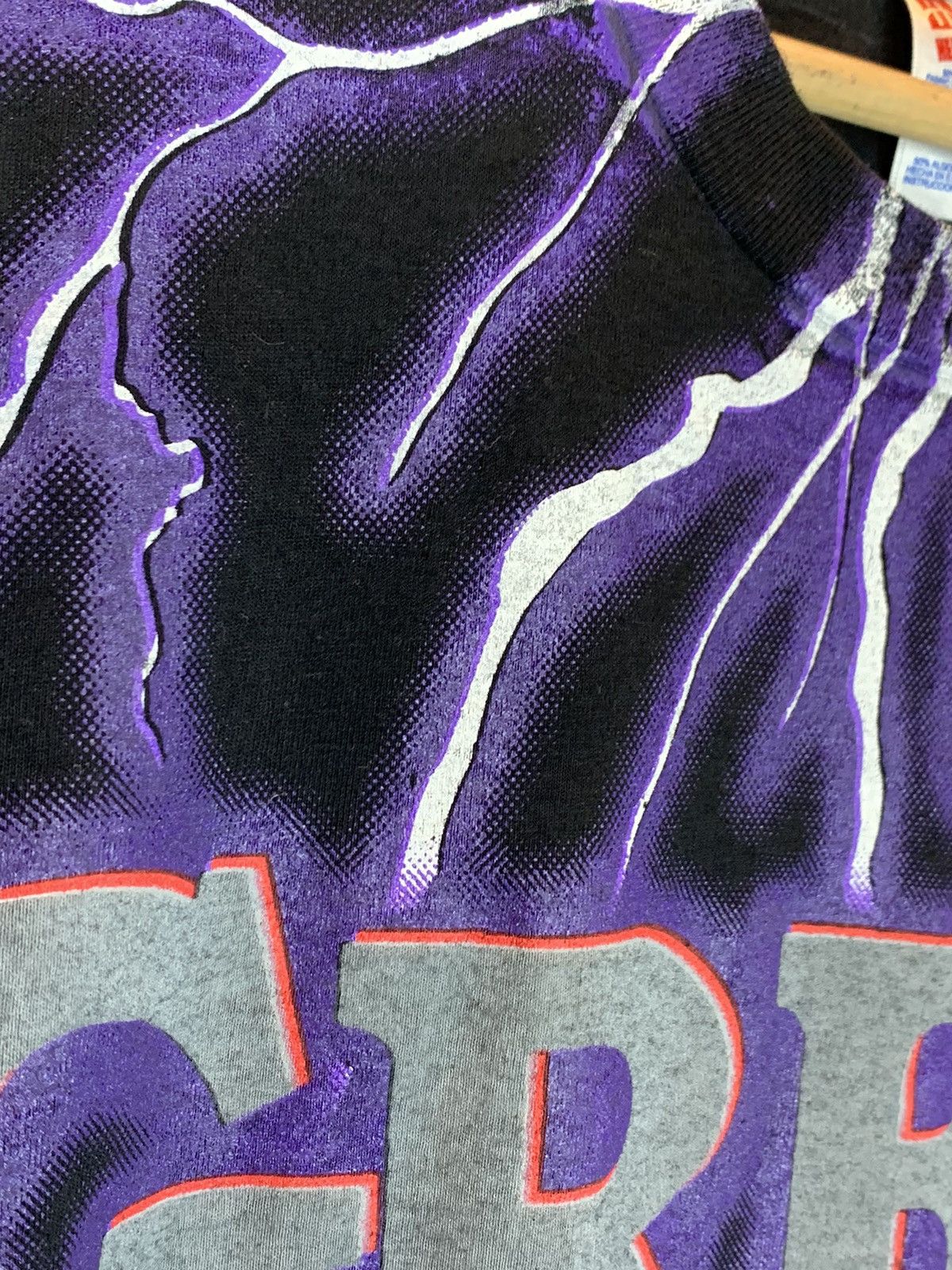 Vintage *RARE* Vintage GREAT GOD Jesus Christ AOP Thunder Art Shirt Size US M / EU 48-50 / 2 - 8 Thumbnail