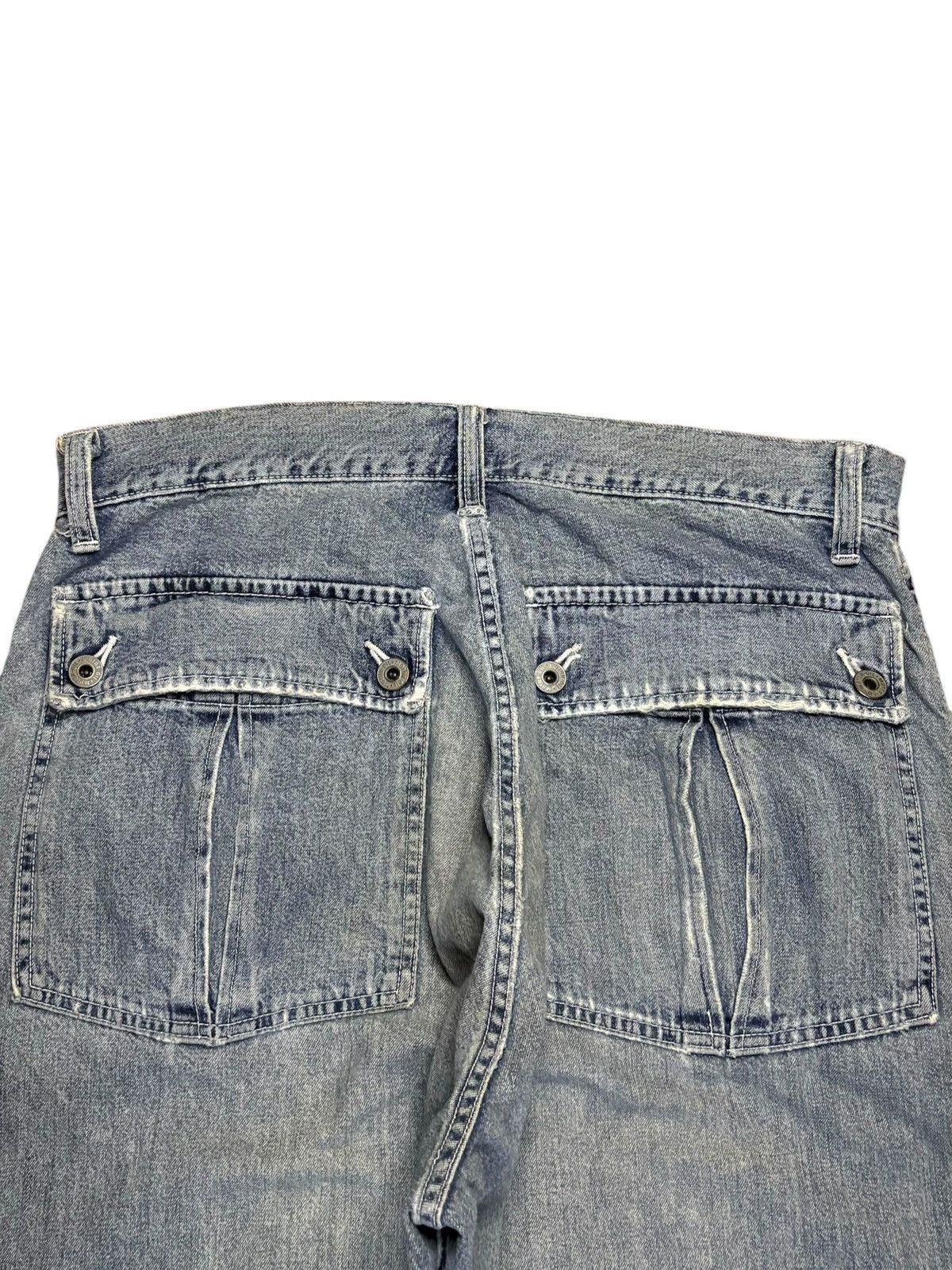 Japanese Brand Vintage Japanese Brand Mud Wash Baggy Jeans Size US 33 - 8 Thumbnail