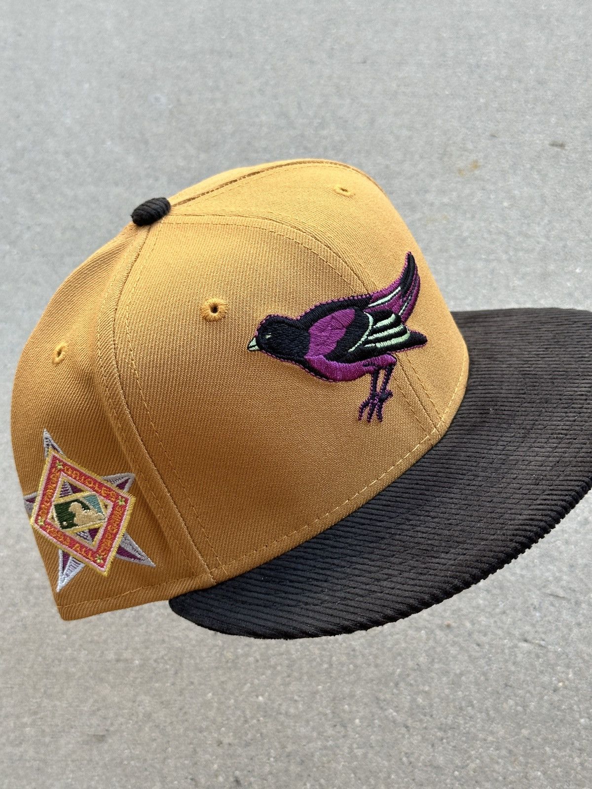 MLB × MyFitteds × New Era Baltimore Orioles Scouts Pack Two Tone Fitted Hat 7 1/4 Size ONE SIZE - 1 Thumbnail
