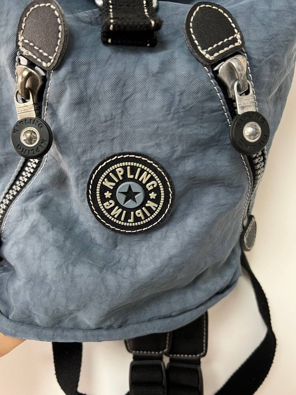 Other Vintage 90's Kipling Small Backpack Blue Bag Y2K Sk8 Size ONE SIZE - 10 Thumbnail
