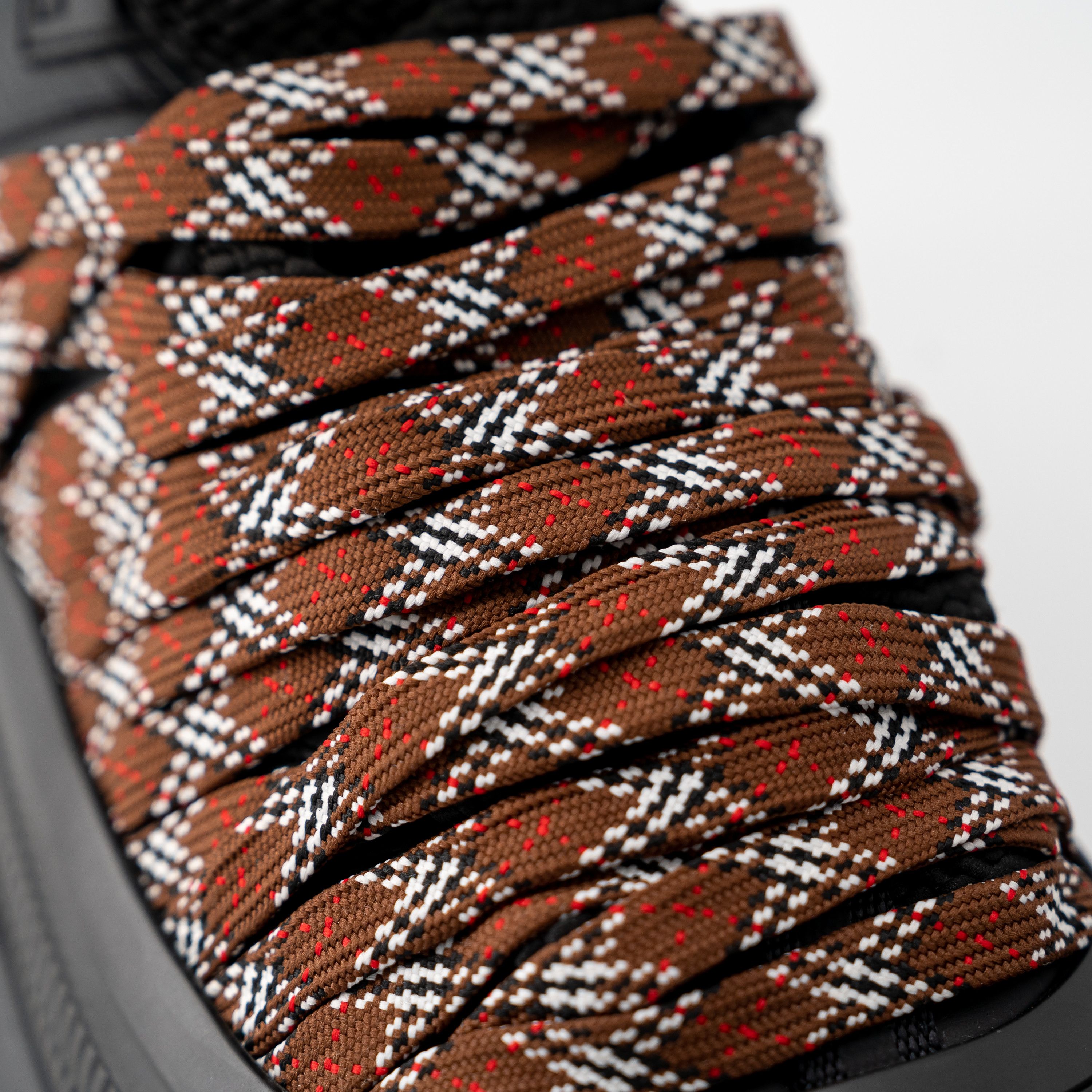 Burberry Burberry Arthur Lace Black Brown Sneakers Leather Big Laces Size US 11 / EU 44 - 8 Thumbnail