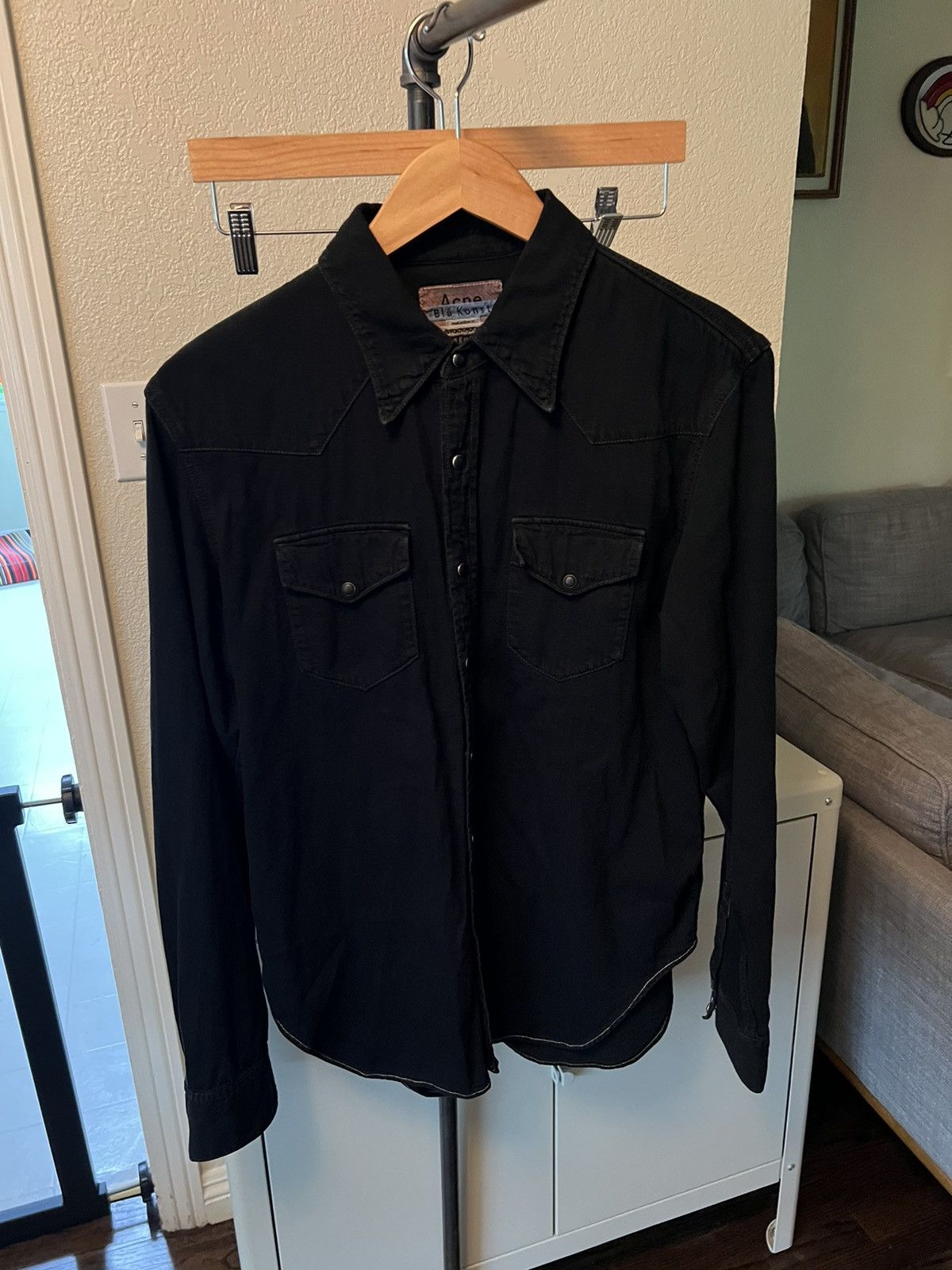 Acne Studios Western Denim Shirt Size US L / EU 52-54 / 3 - 2 Thumbnail
