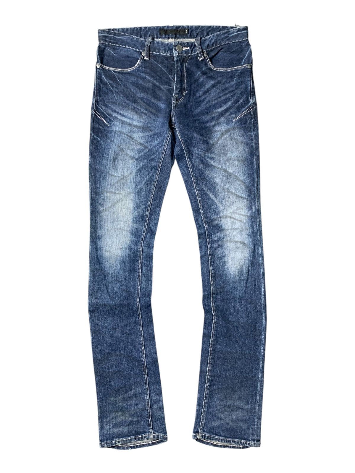 GOSTAR DE FUGA × If Six Was Nine × Le Grande Bleu (L.G.B.) 2000s Fuga Claw Marks Jeans Vkei Style Size US 29 - 1 Thumbnail