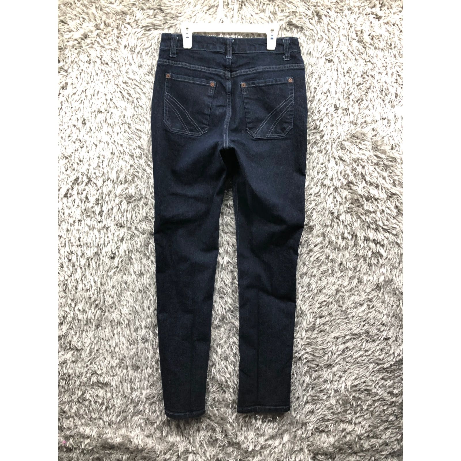 Vintage Apparel Collection Jeans Size 6 Womens Mid Rise Dark Wash Blue Denim Jeans Womens Slim Skinny 5-Pocket Modern Classic Size 28" / US 6 / IT 42 - 5 Thumbnail