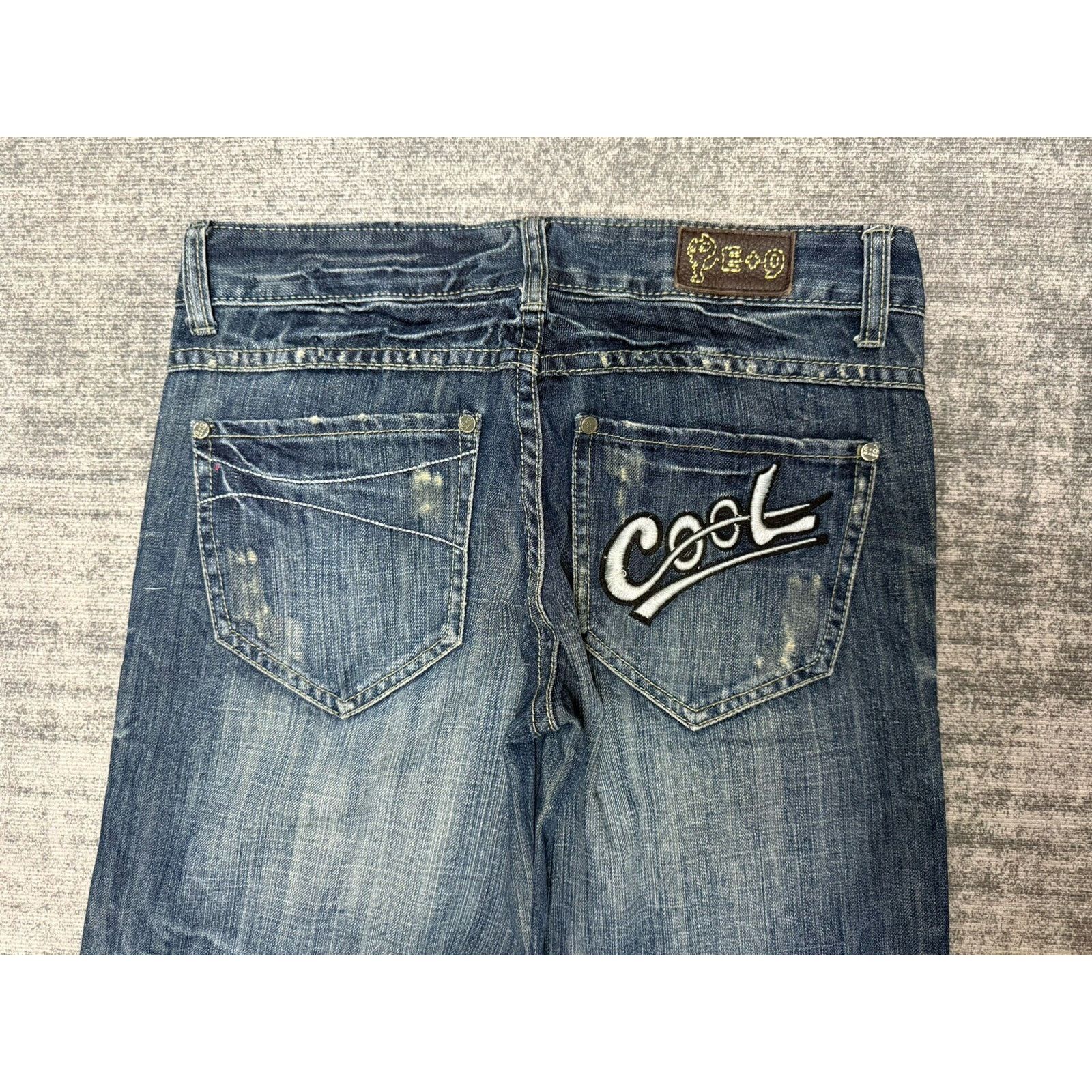Hysteric Glamour × Japanese Brand × Vintage Japanese Vintage Faded Blue Denim Women's Low-Rise Jeans Size 30" / US 8 / IT 44 - 4 Thumbnail