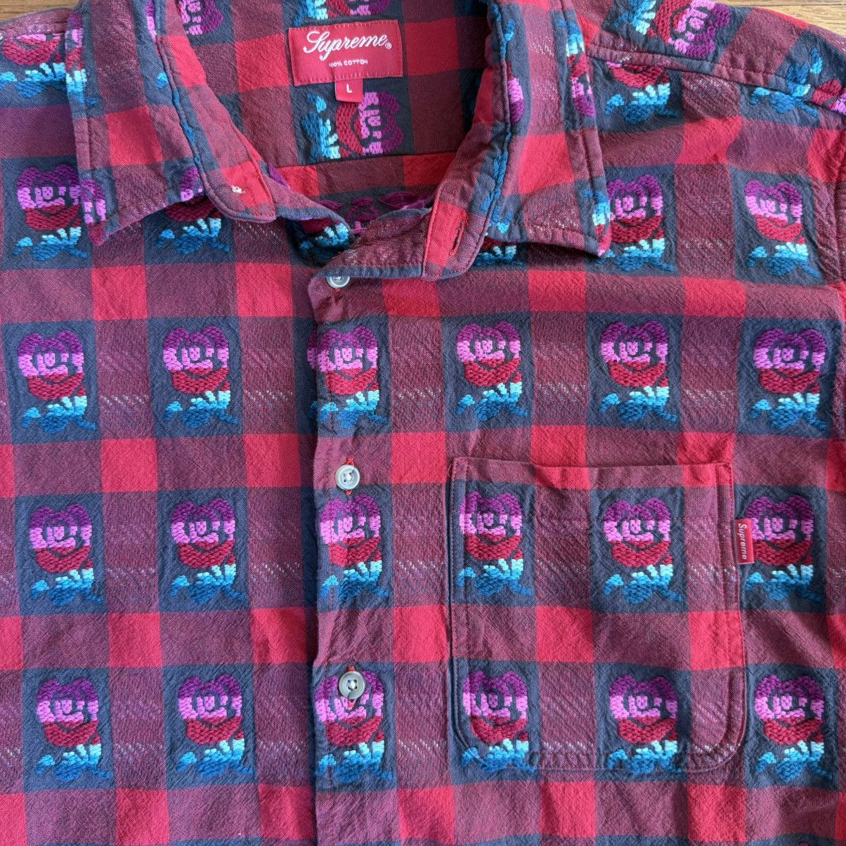 Supreme Supreme Rose Buffalo Plaid Flannel | Grailed