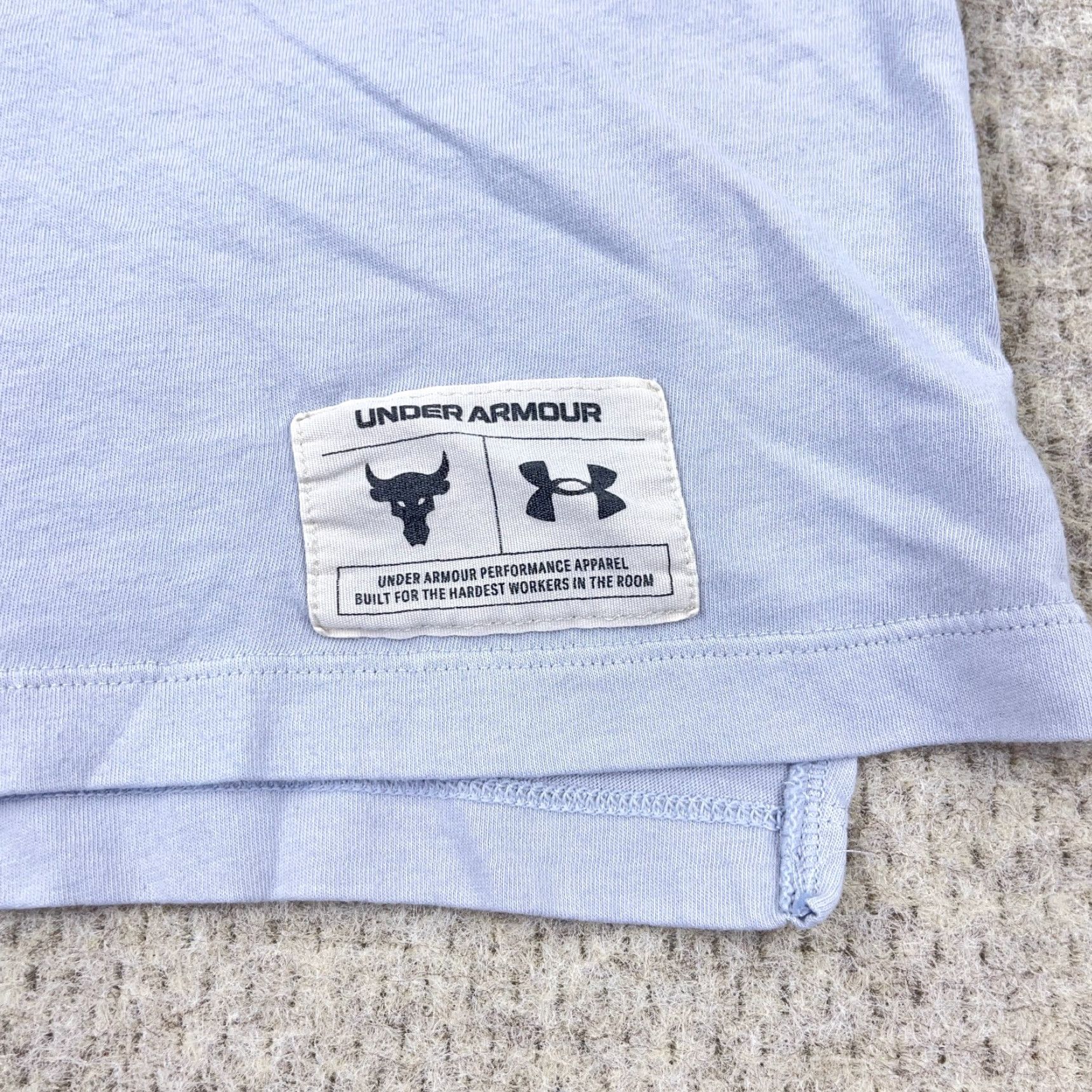 Under Armour Under Armour Project Rock Men Tank Top Tee Short Gray M Medium Sleeveless Regular Cotton Jersey Logo USA Stars T-Shirt Size US M / EU 48-50 / 2 - 4 Thumbnail