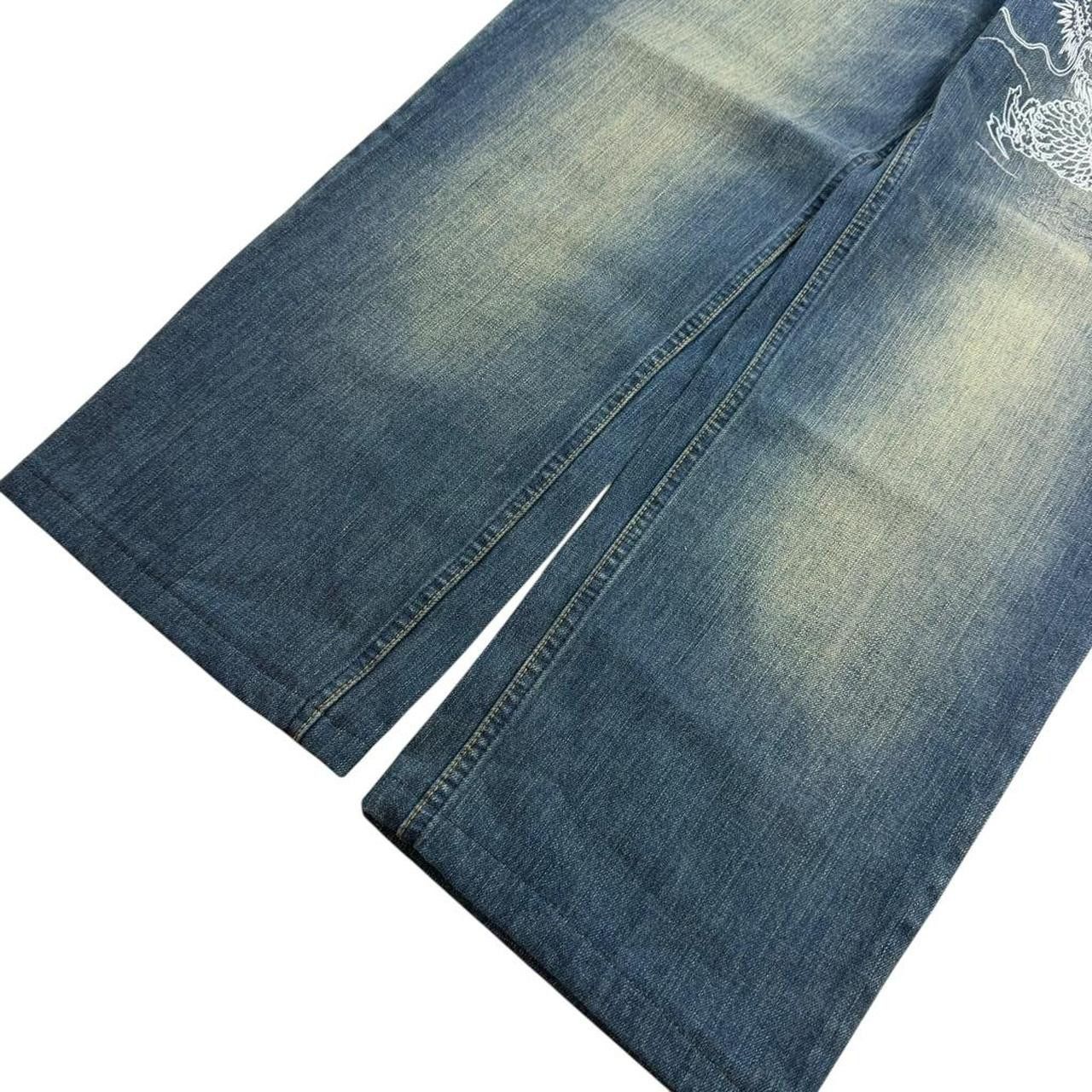 Karakuri Tamashii Karakuri Tamashii Embroidered Japanese Denim Jeans Waist 32 Size US 32 / EU 48 - 8 Thumbnail