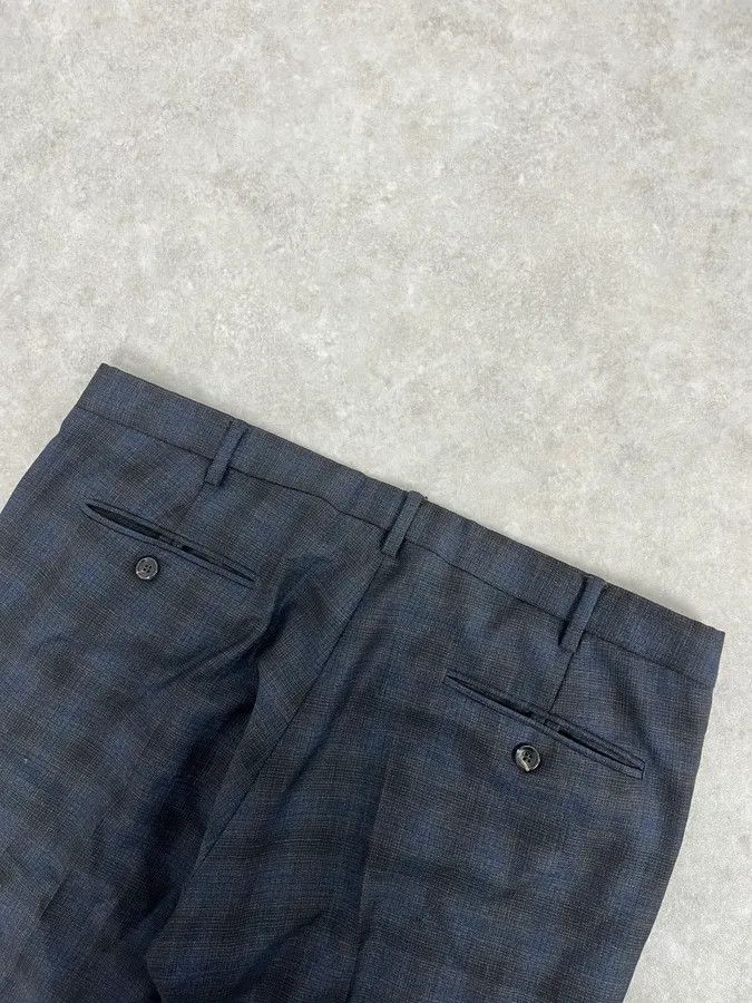 Gucci 2000s Gucci Navy Checkered Tailored Pants Size US 34 / EU 50 - 8 Thumbnail