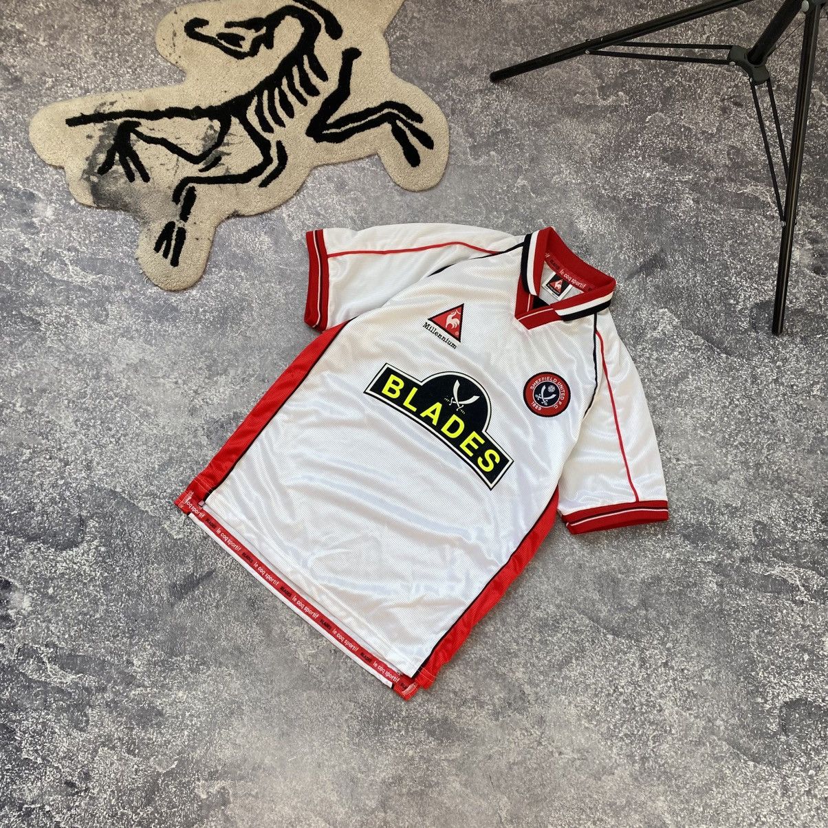 Le Coq Sportif Vintage Le Coq Sportif Sheffield United 90’s Rare Jersey Size US S / EU 44-46 / 1 - 1 Thumbnail