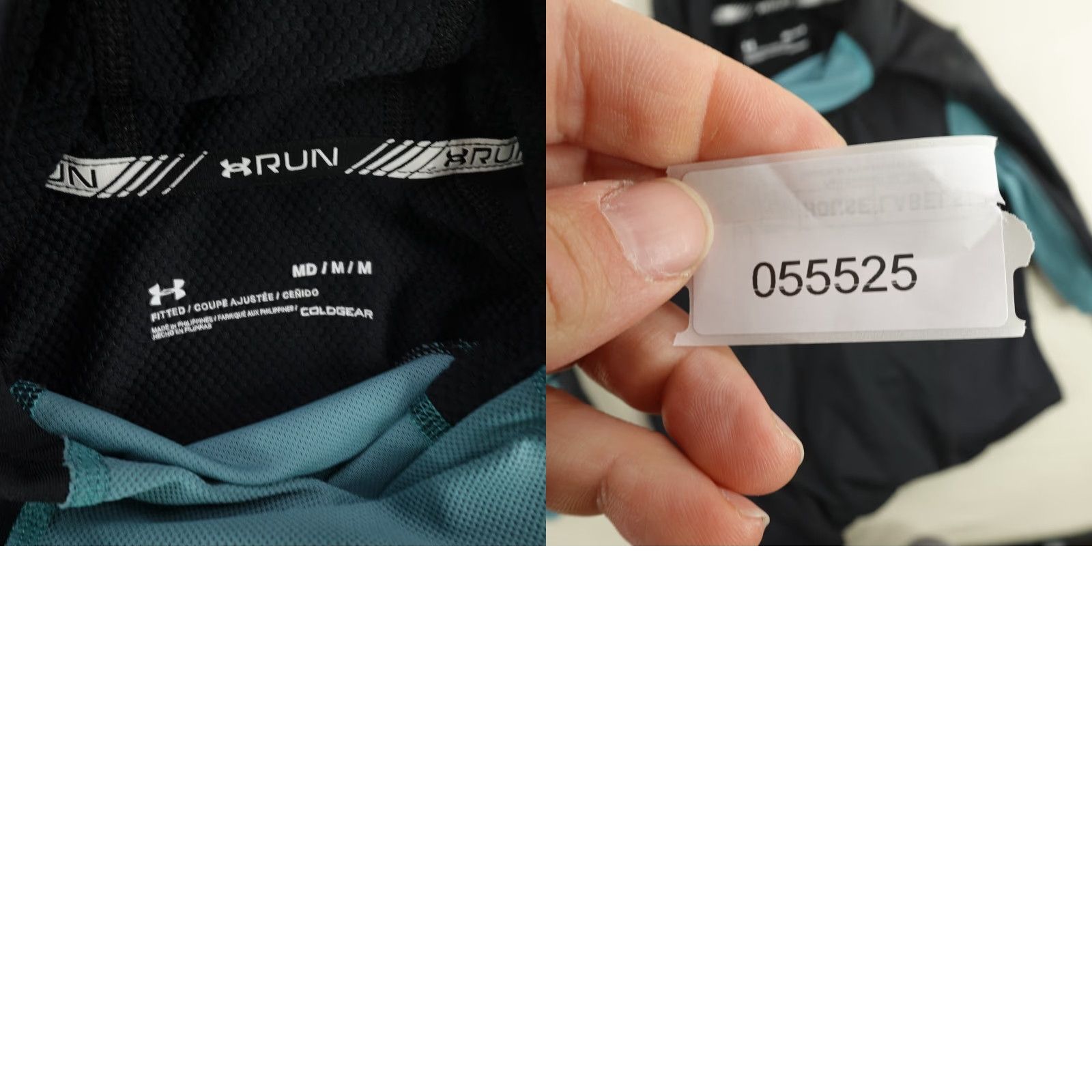 Under Armour Under Armour Hoodie Womens M Black Blue Coldgear Run Fitted Gator Neck Size M / US 6-8 / IT 42-44 - 8 Thumbnail