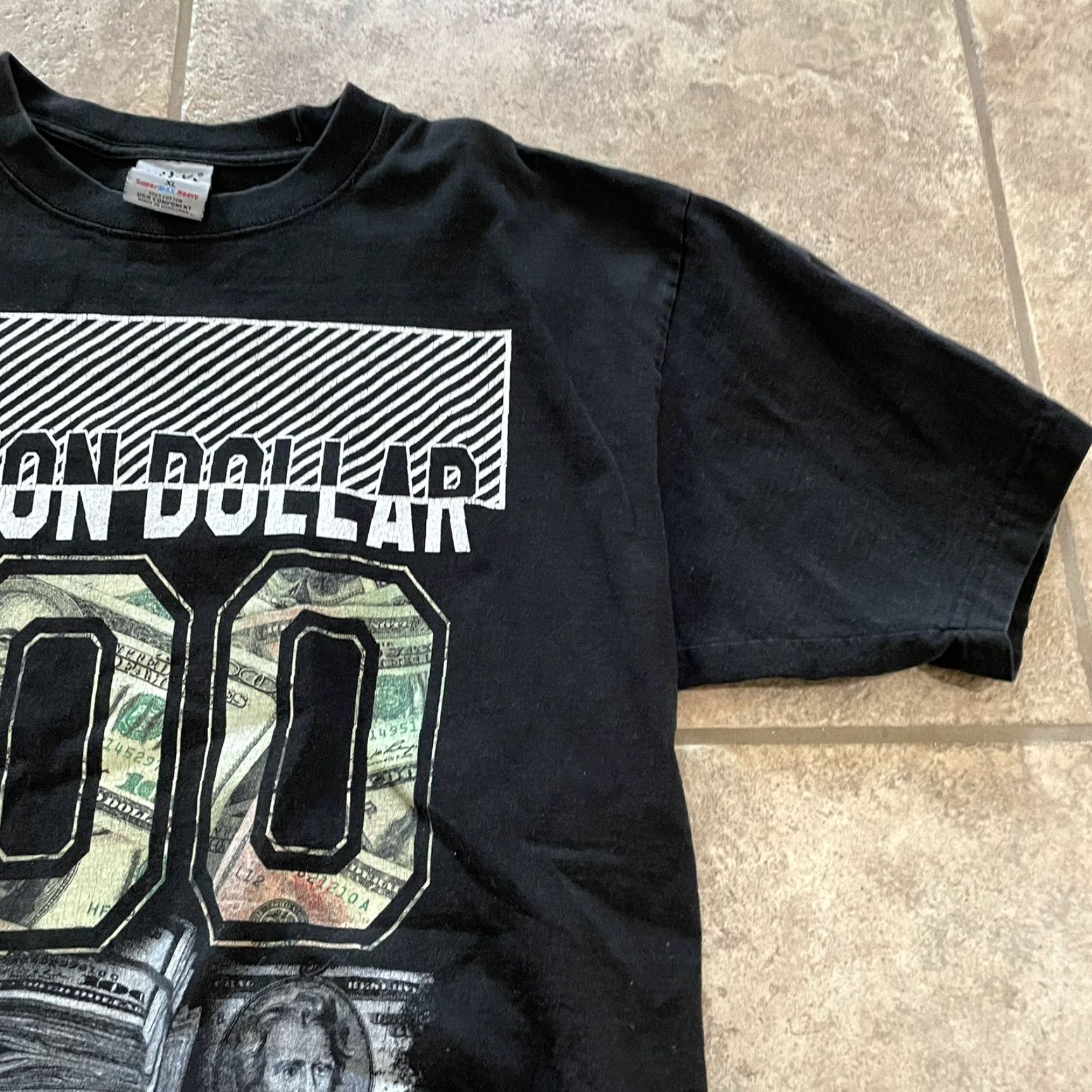 Vintage Shaka Wear 100% cotton black graphic Tee Mens XL T-Shirt Shirt Black XL Mens Size US XL / EU 56 / 4 - 2 Thumbnail