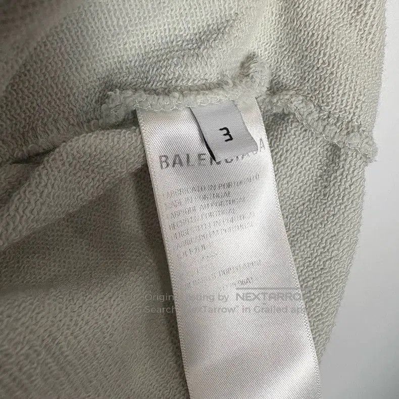 Balenciaga Balenciaga New Distressed Tape Coke Wave White Hoodie. Size US L / EU 52-54 / 3 - 4 Thumbnail