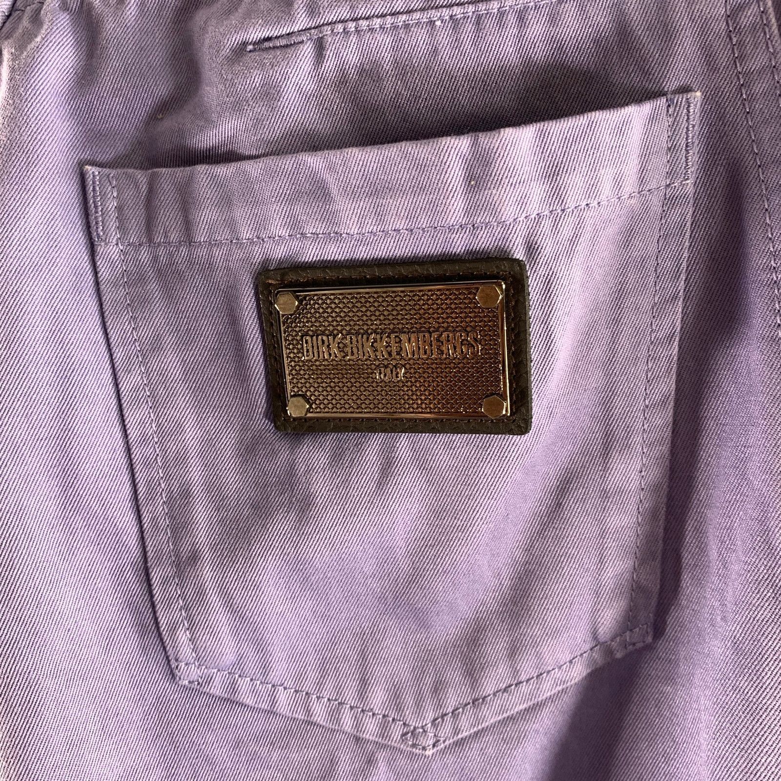 Dirk Bikkembergs DIRK BIKKEMBERGS Size 30 Purple Cotton Button Fly Jeans Size US 30 / EU 46 - 4 Thumbnail