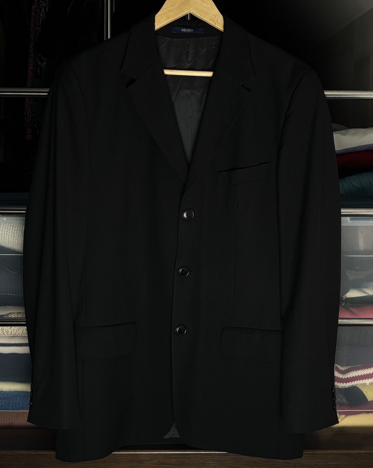 Kenzo Kenzo Homme Luxury Wool Blazer Jacket Size 50R - 1 Thumbnail