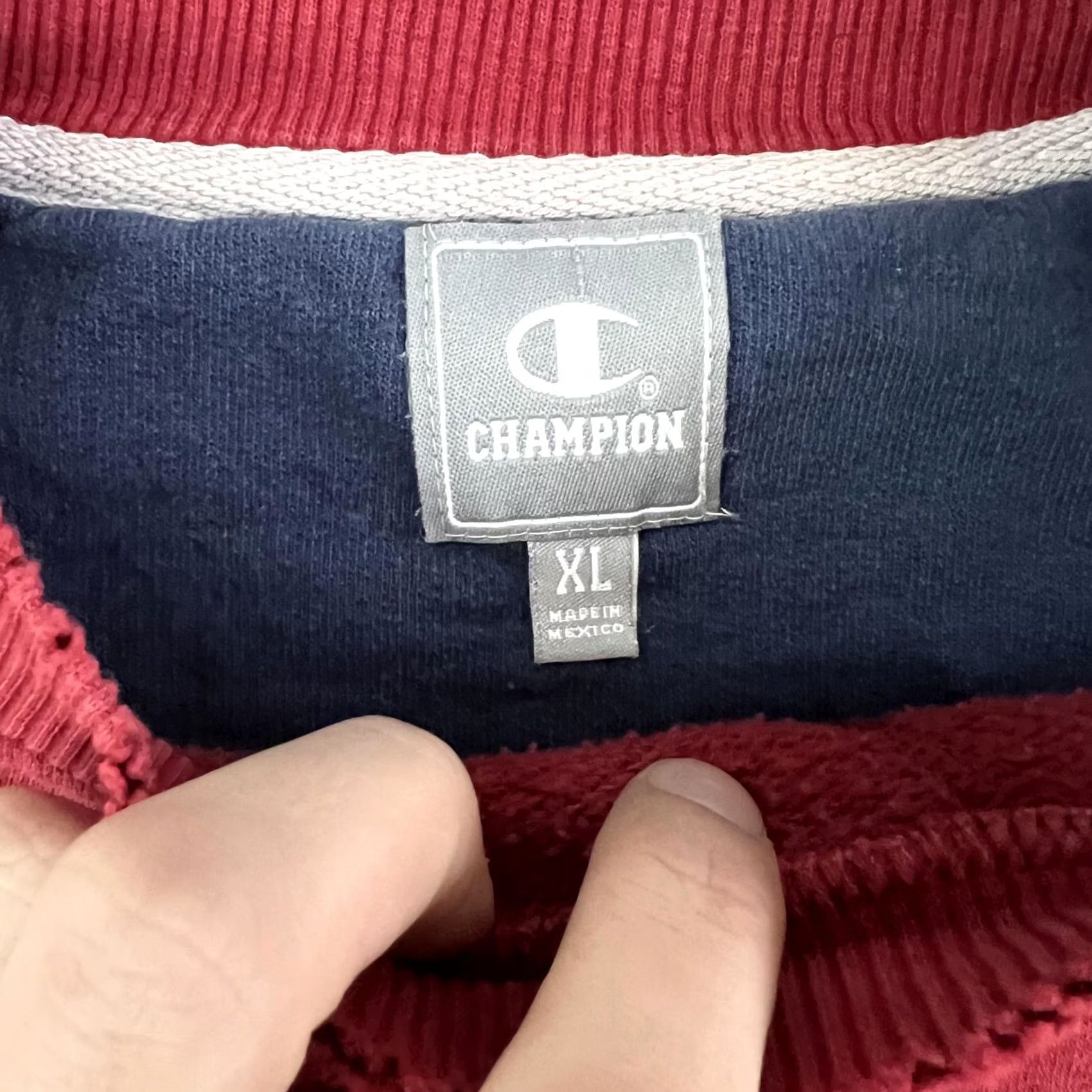 Champion Champion Sweatshirt Mens XL Red Fleece Pullover C Logo Crewneck Adult Regular XS? Size US XL / EU 56 / 4 - 2 Thumbnail