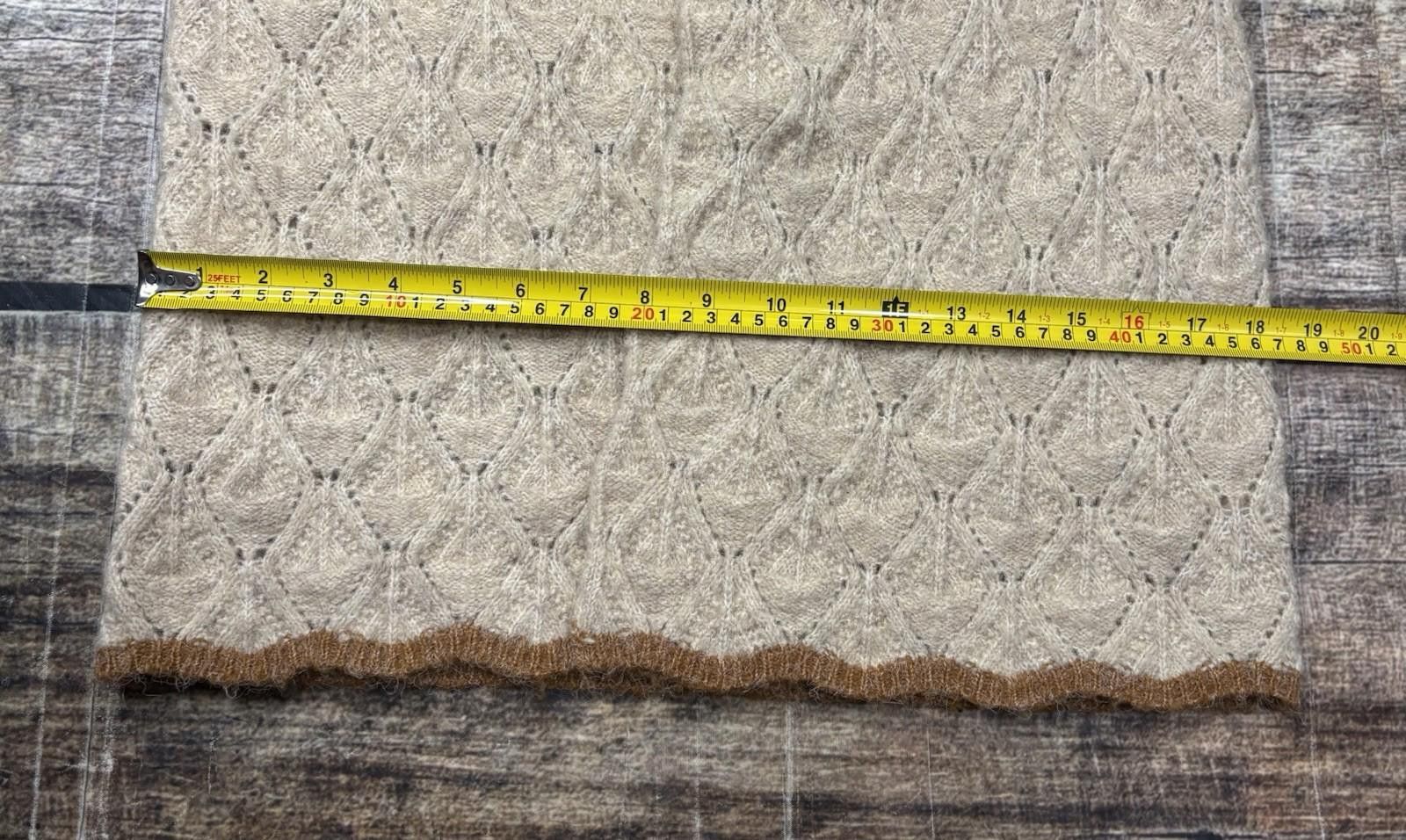 Other Mystree Cardigan Sweater Womens Small Geometric Knit Wool Size S / US 4 / IT 40 - 8 Thumbnail