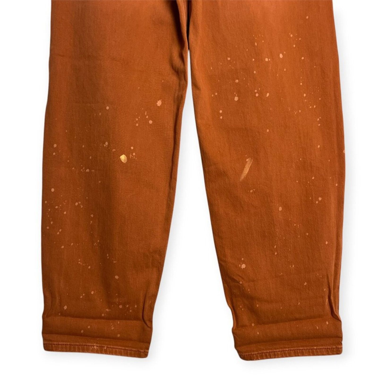 Anthropologie Pilcro The Breaker Orange High Rise Pants 25 NWT Size 25" / US 0 / IT 36 - 10 Thumbnail