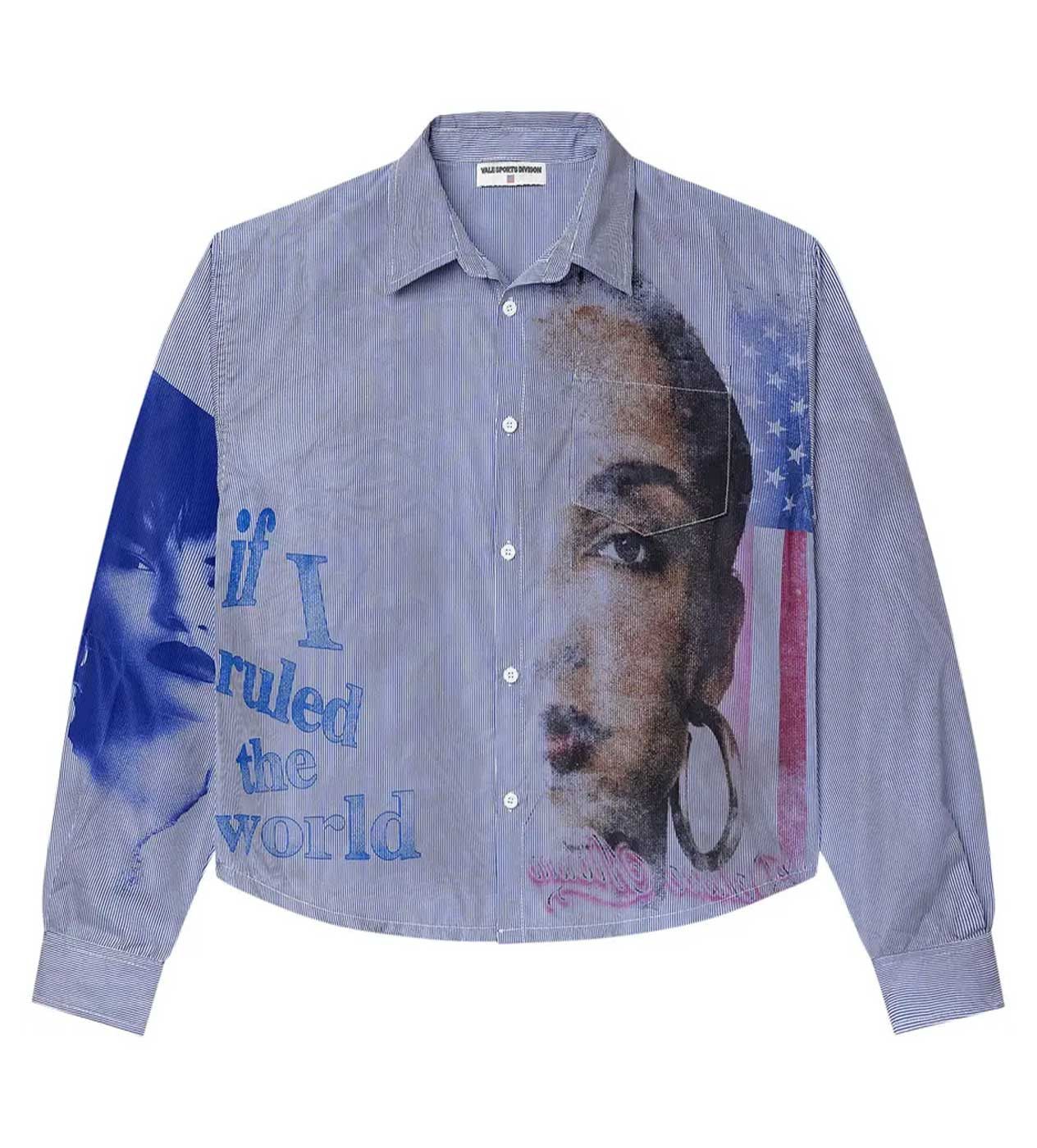 Vale Forever Freedom Button-Up Striped Blue Size US S / EU 44-46 / 1 - 1 Thumbnail