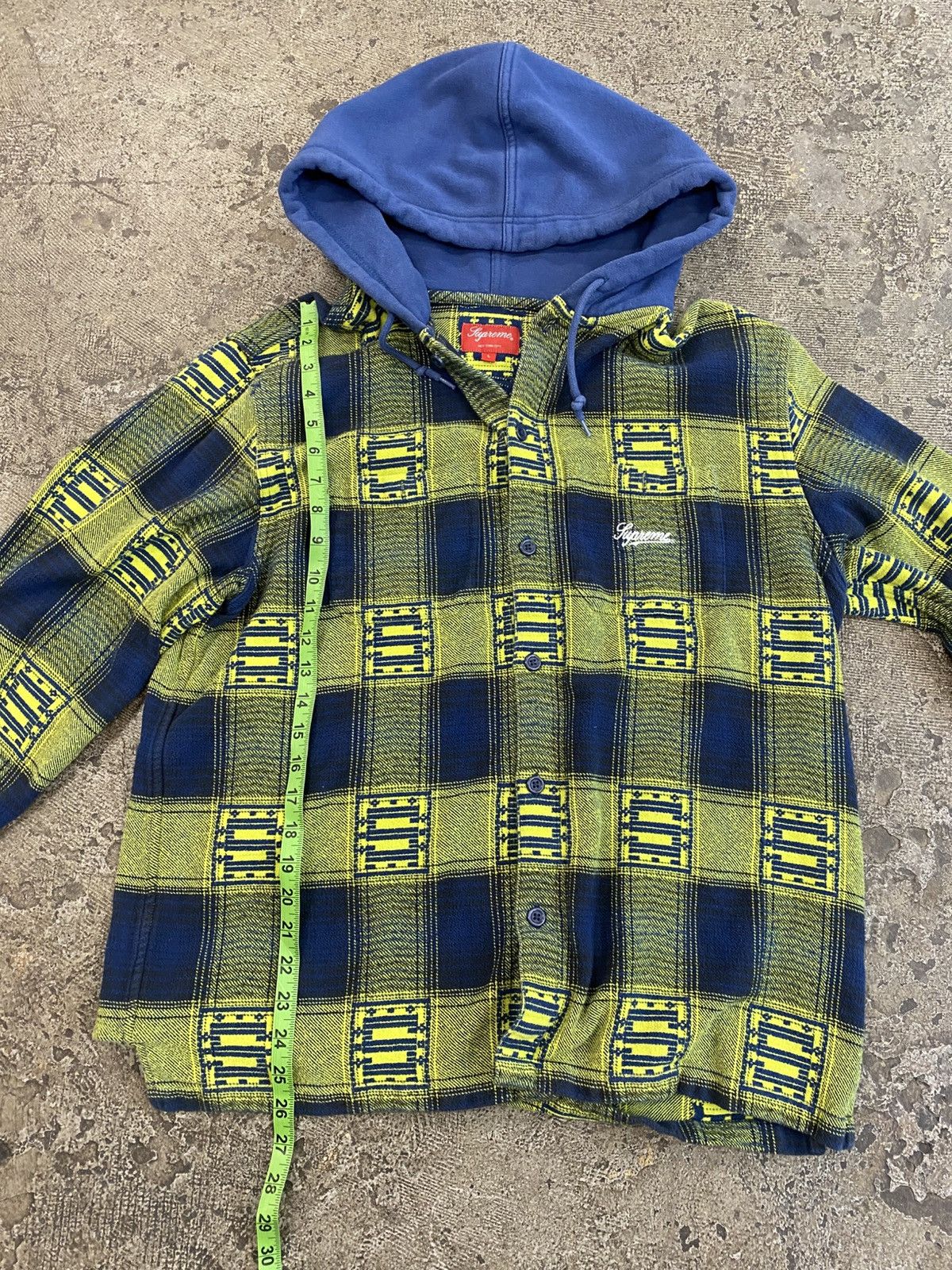 Supreme Supreme AW2020 hooded plaid flannel Size US L / EU 52-54 / 3 - 6 Thumbnail