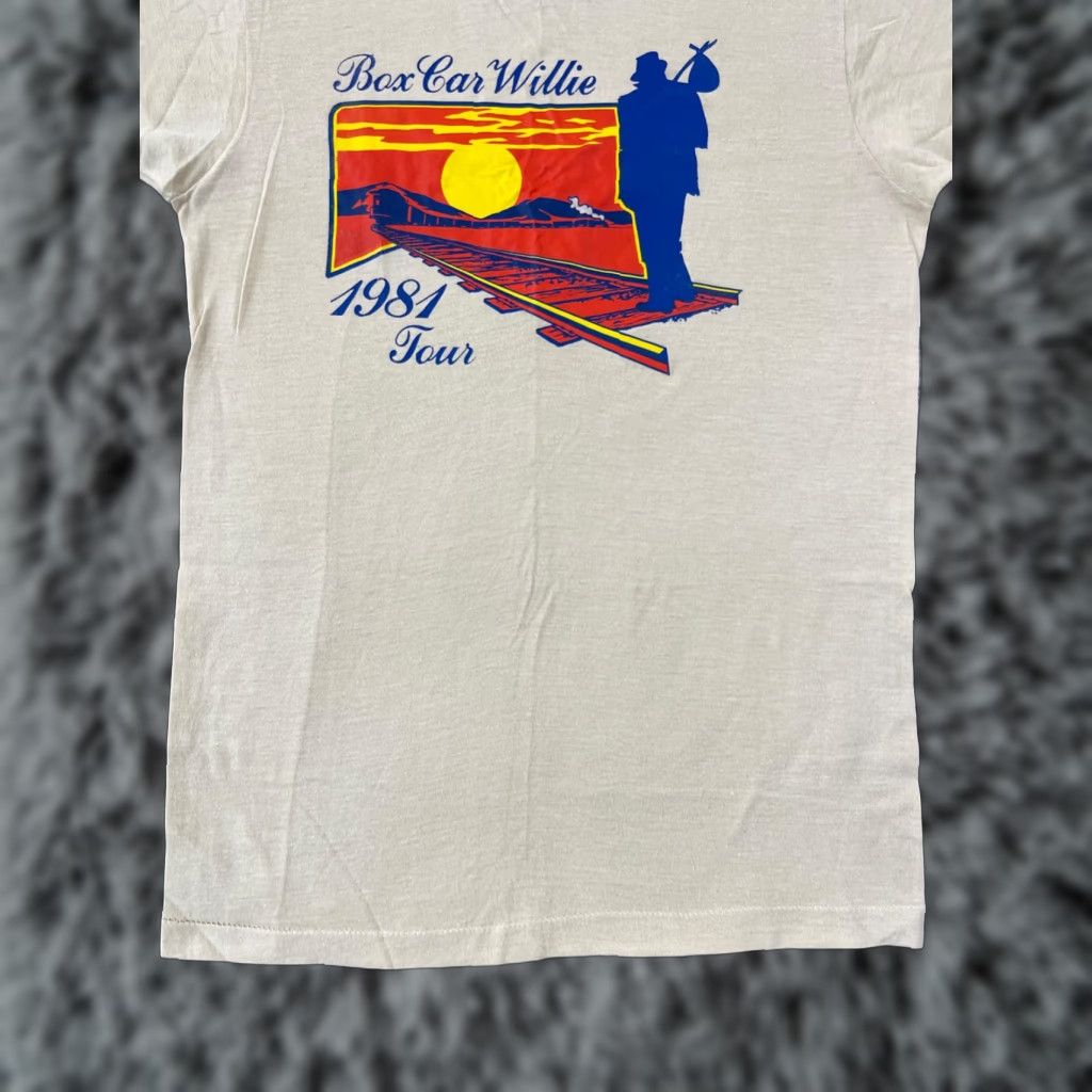 Vintage VINTAGE Boxcar Willie T-Shirt Adult S Music 80s Band Concert Tour Short Sleeve Shirt Mens Size US S / EU 44-46 / 1 - 1 Thumbnail