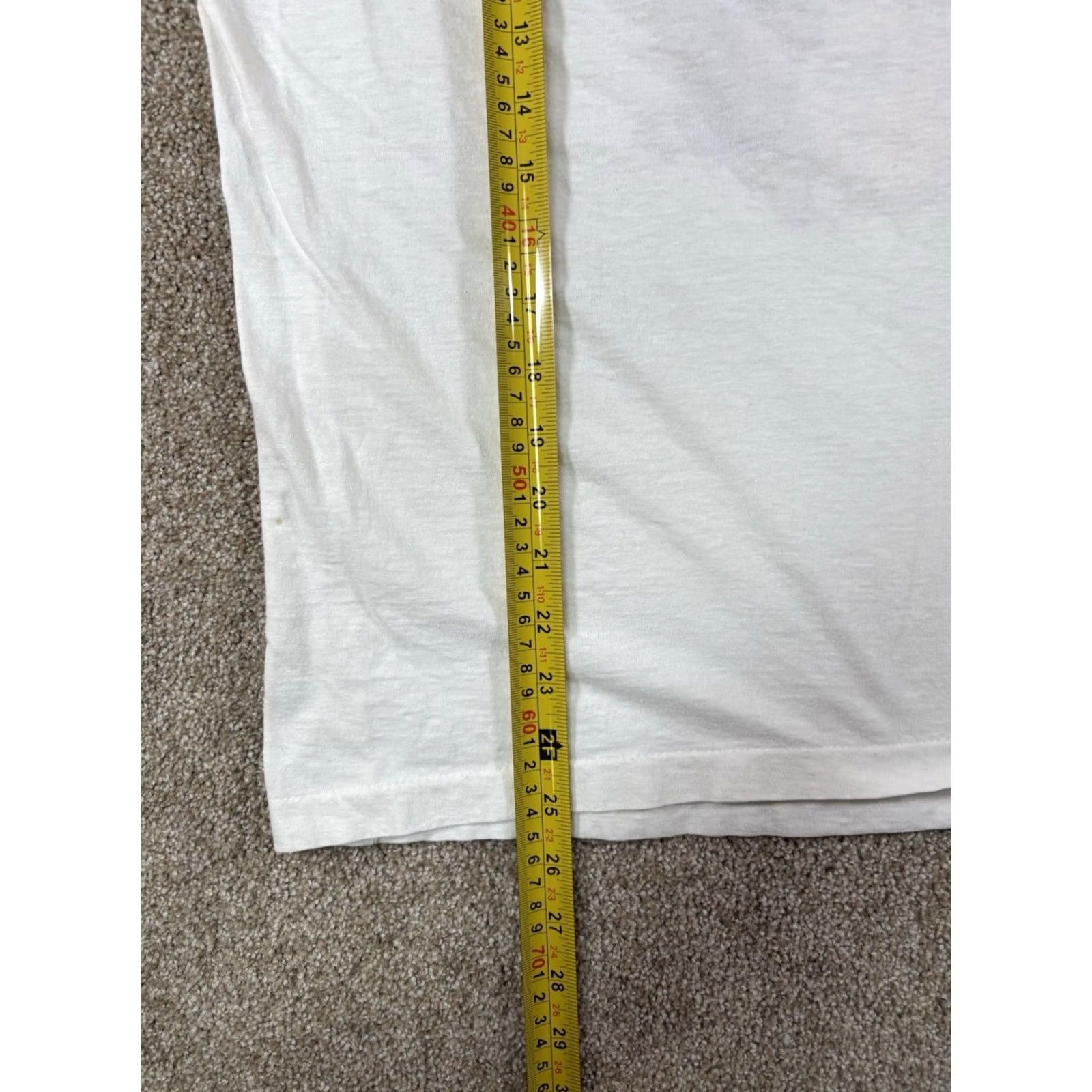 Vintage VINTAGE 90s Chinese Dragon T-Shirt Hong Kong Single Stitch AOP Tee Size XL White Womens Short Sleeve Crew Neck Cotton Tiaozhan Size XL / US 12-14 / IT 48-50 - 6 Thumbnail