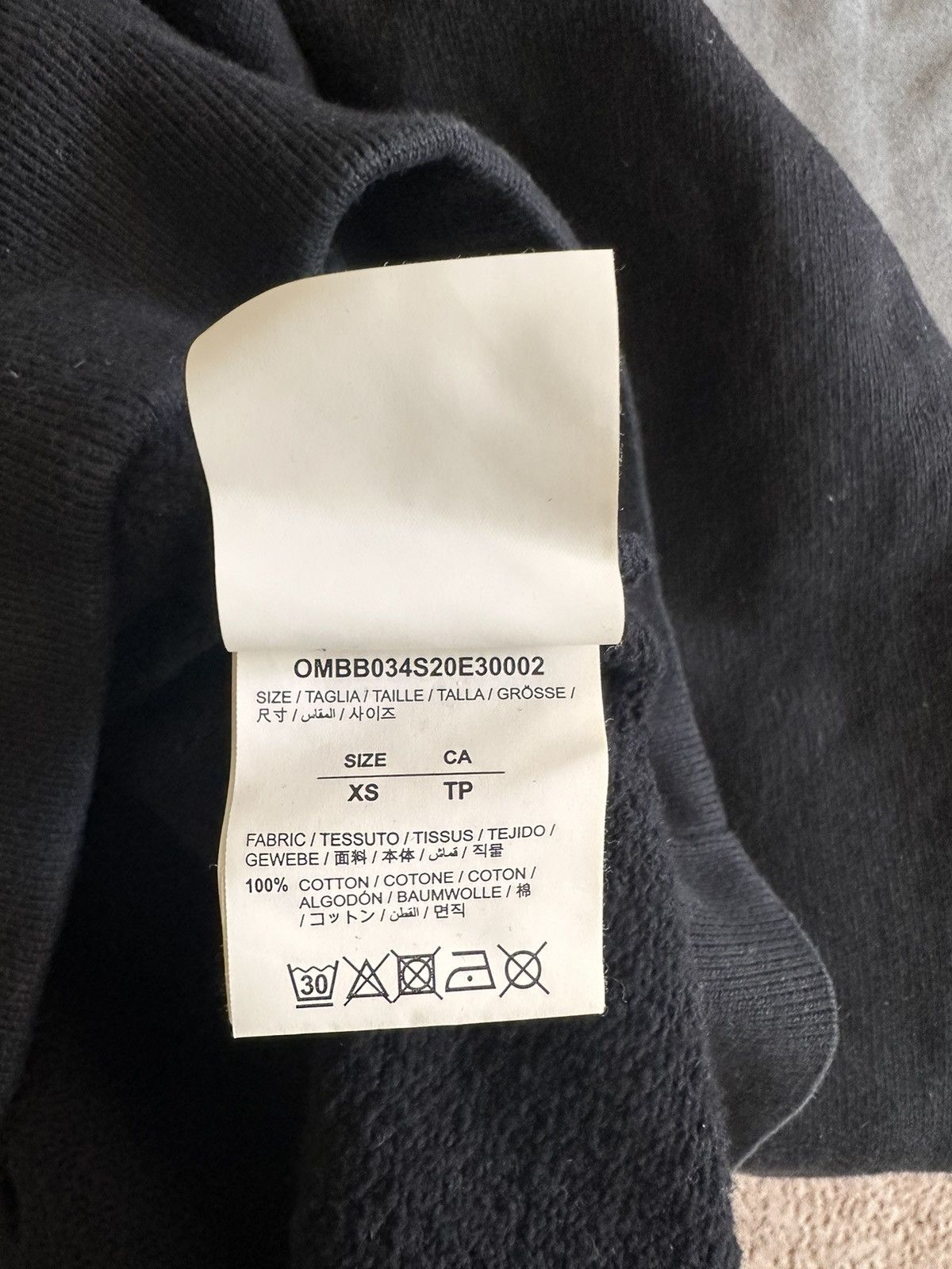 Off-White OFF-WHITE Fence Arrow Hoodie (Size XS) Size US XS / EU 42 / 0 - 4 Thumbnail