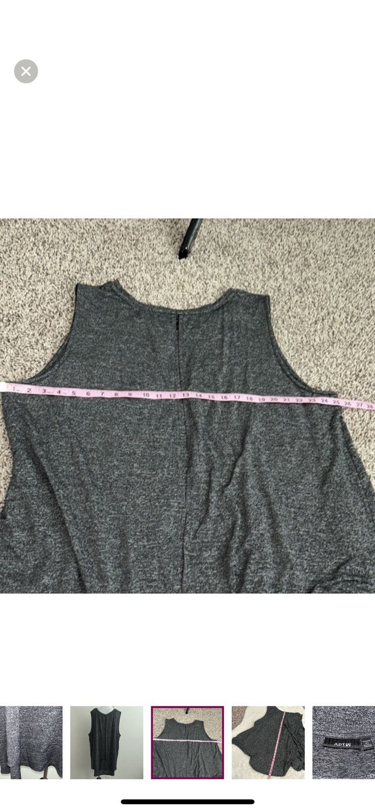 Apt. 9 Apt. 9 3x space dye sleeveless blouse Size 3XL / US 20-22 - 3 Thumbnail
